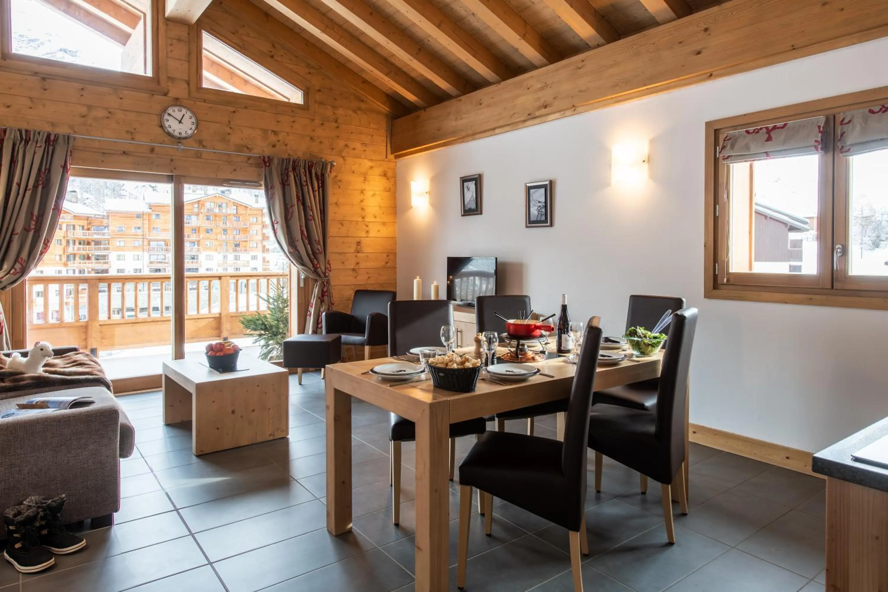 Living room in CGH Résidence Boutique Le Lodge des Neiges