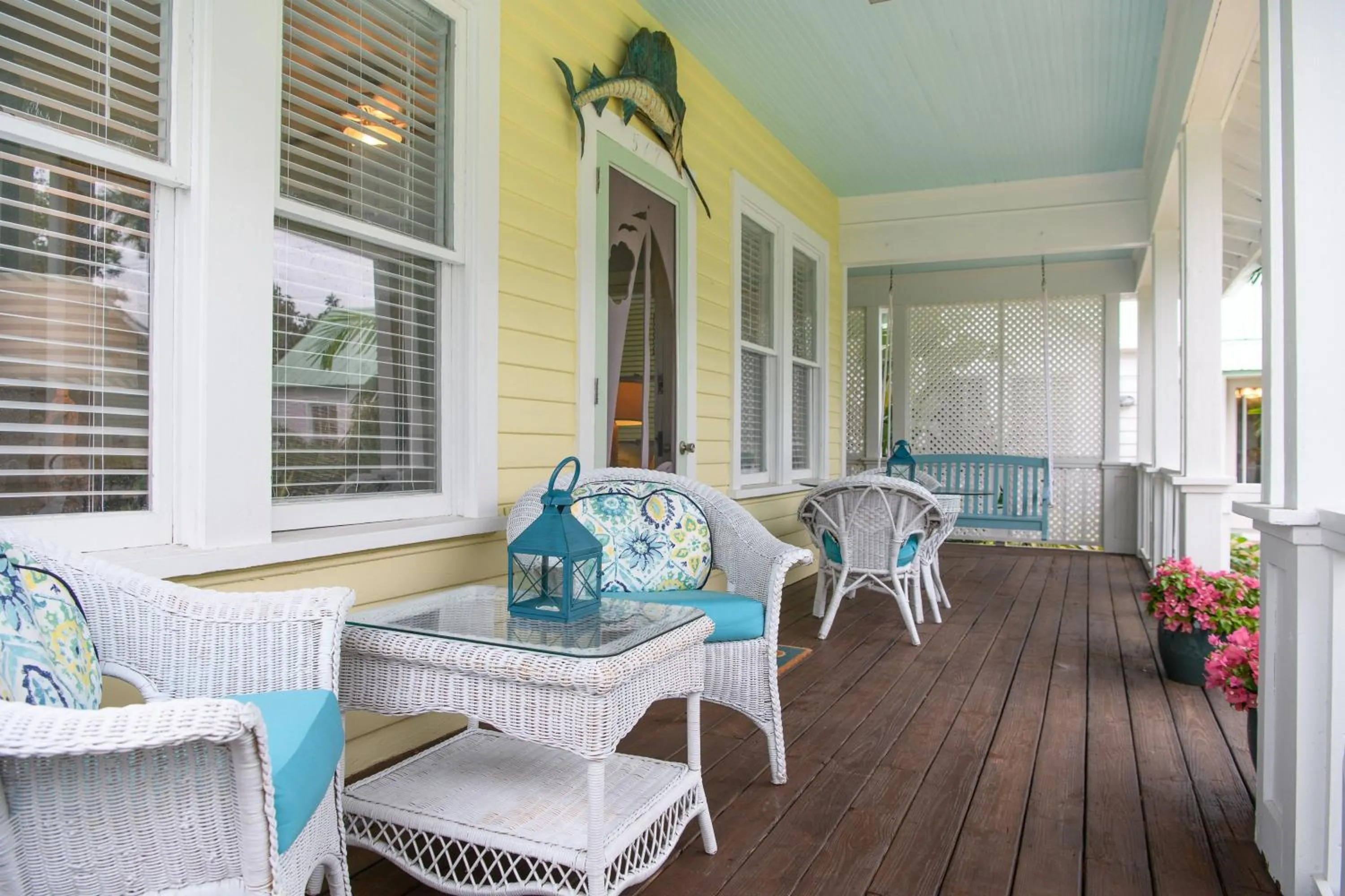 Patio in Old Colorado Inn