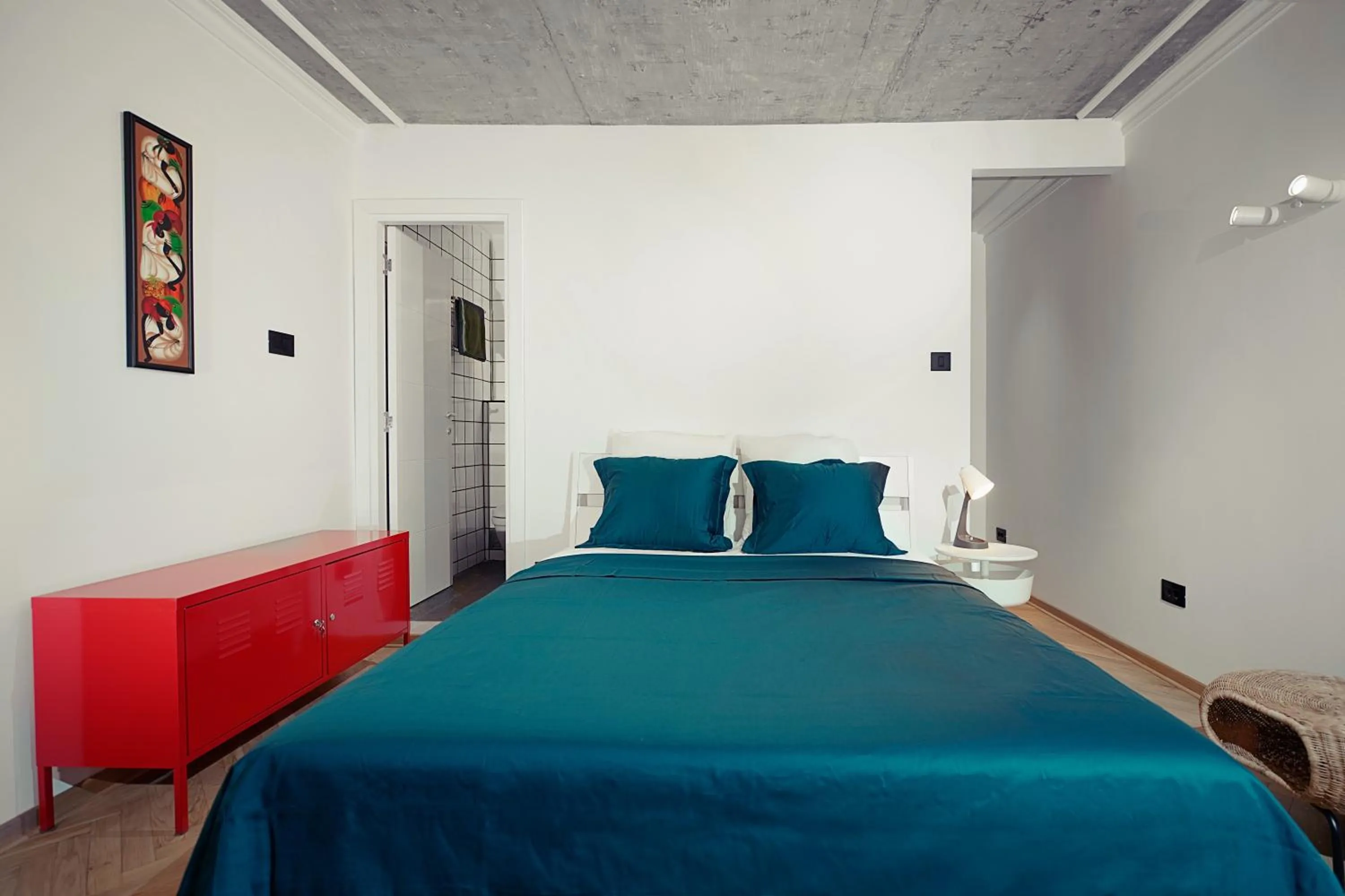 Bed in Tulum Apart Belgrade