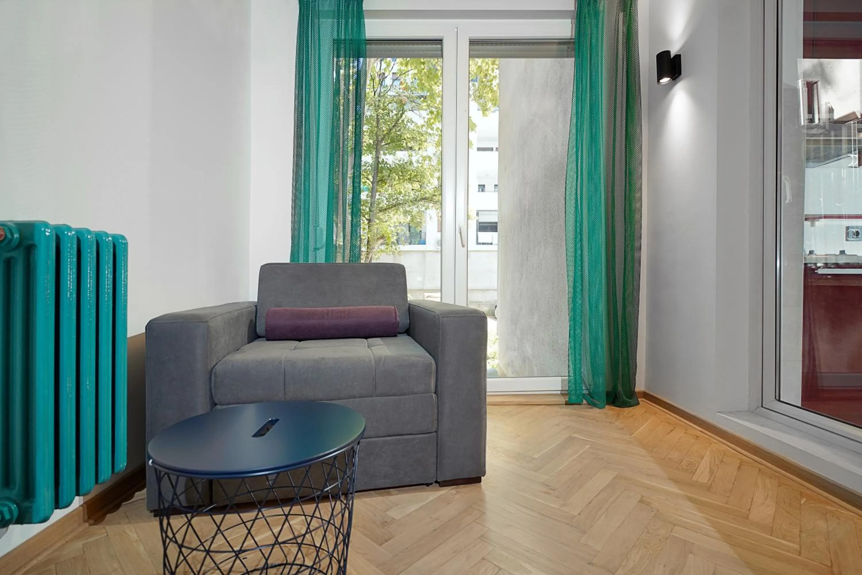 Seating area in Tulum Apart Belgrade