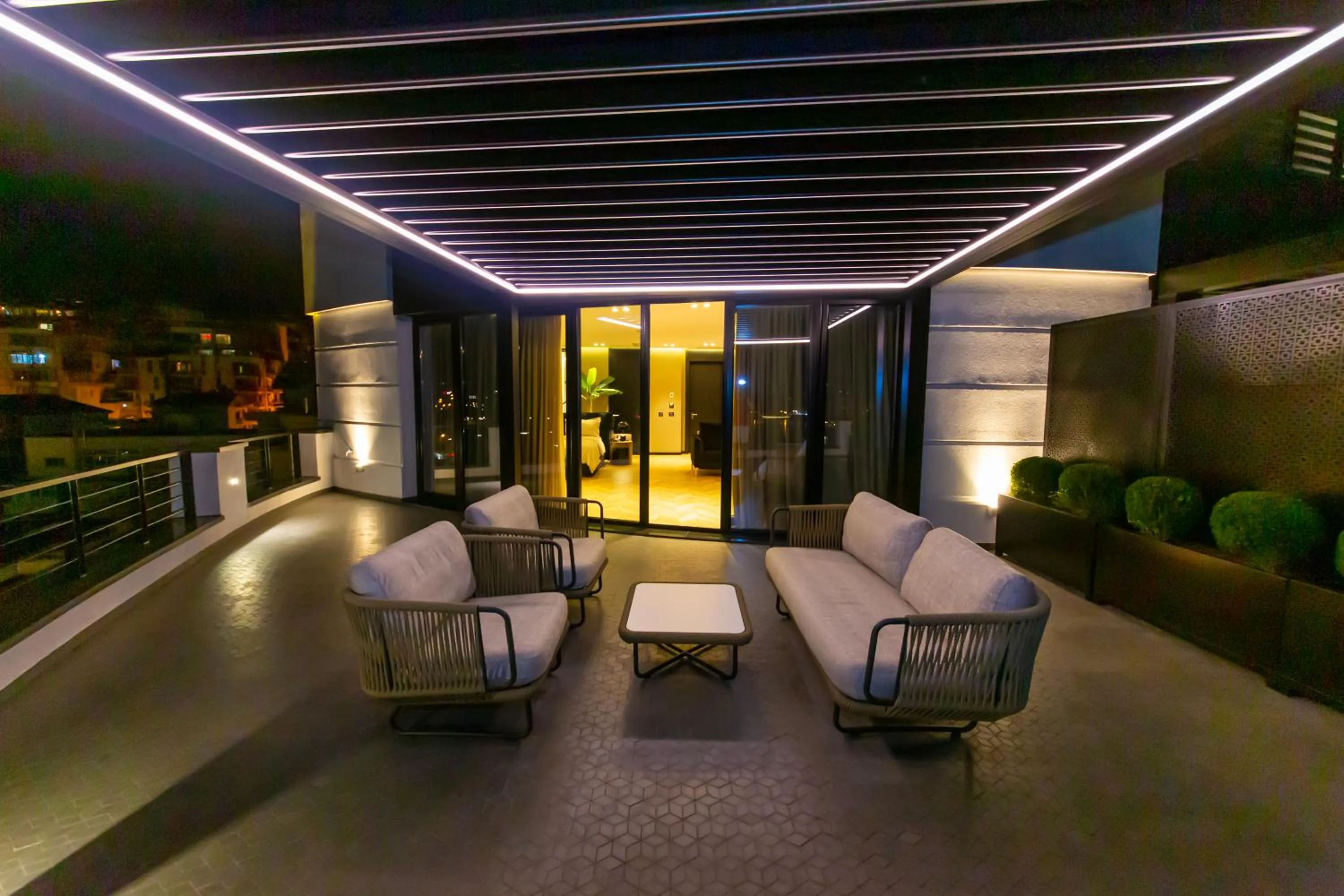 Balcony/Terrace in Hotel Unik