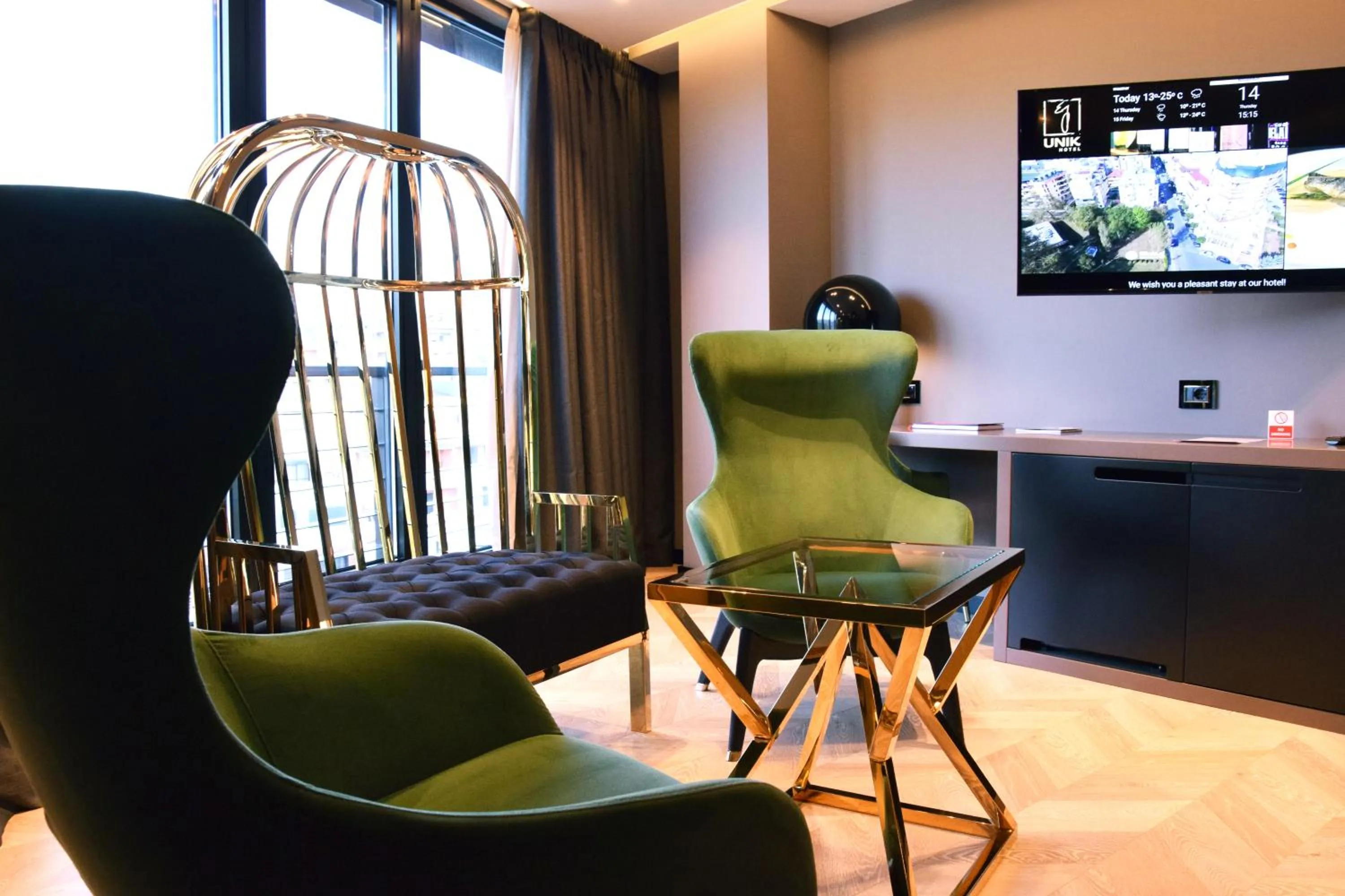 Bedroom in Hotel Unik