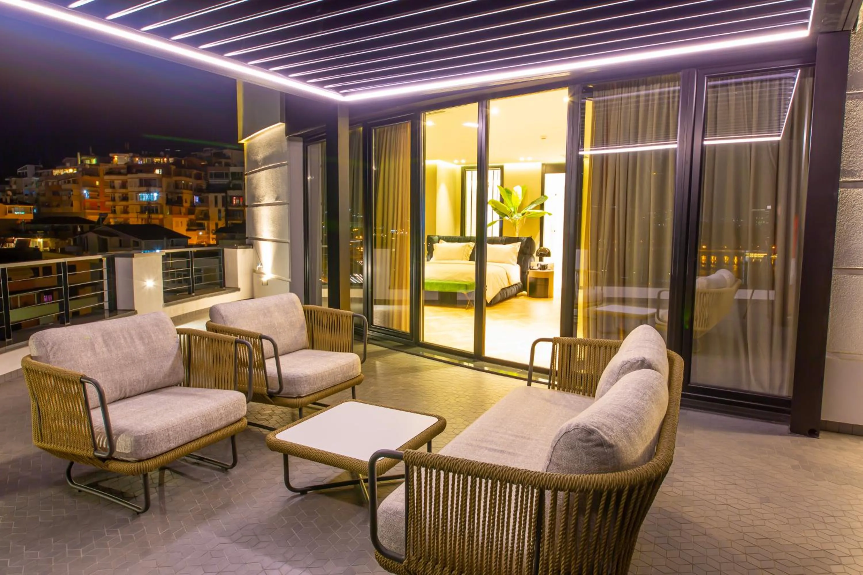 Balcony/Terrace in Hotel Unik