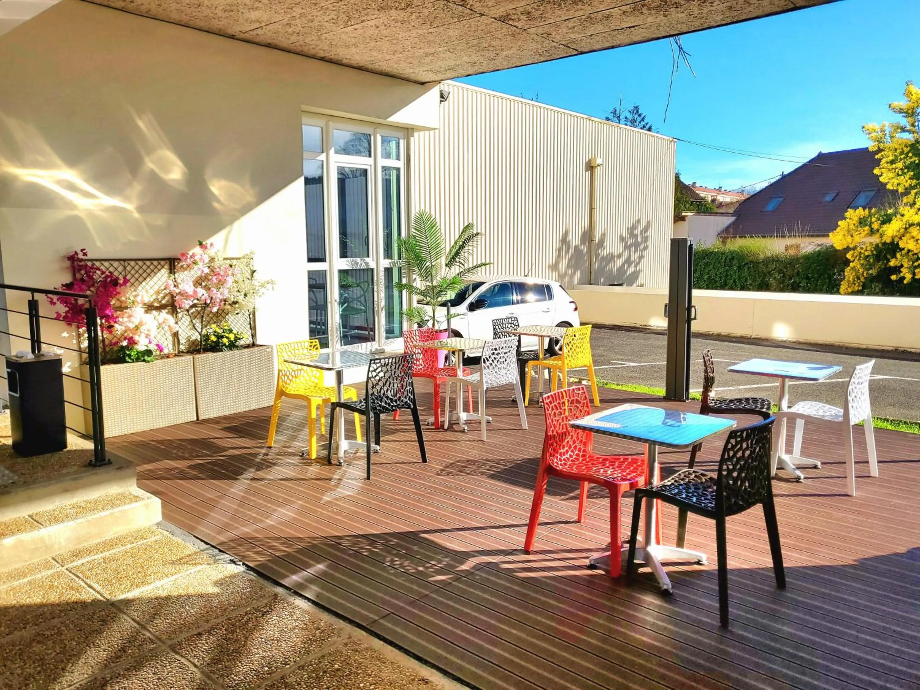 Patio in Atlantic Hôtel