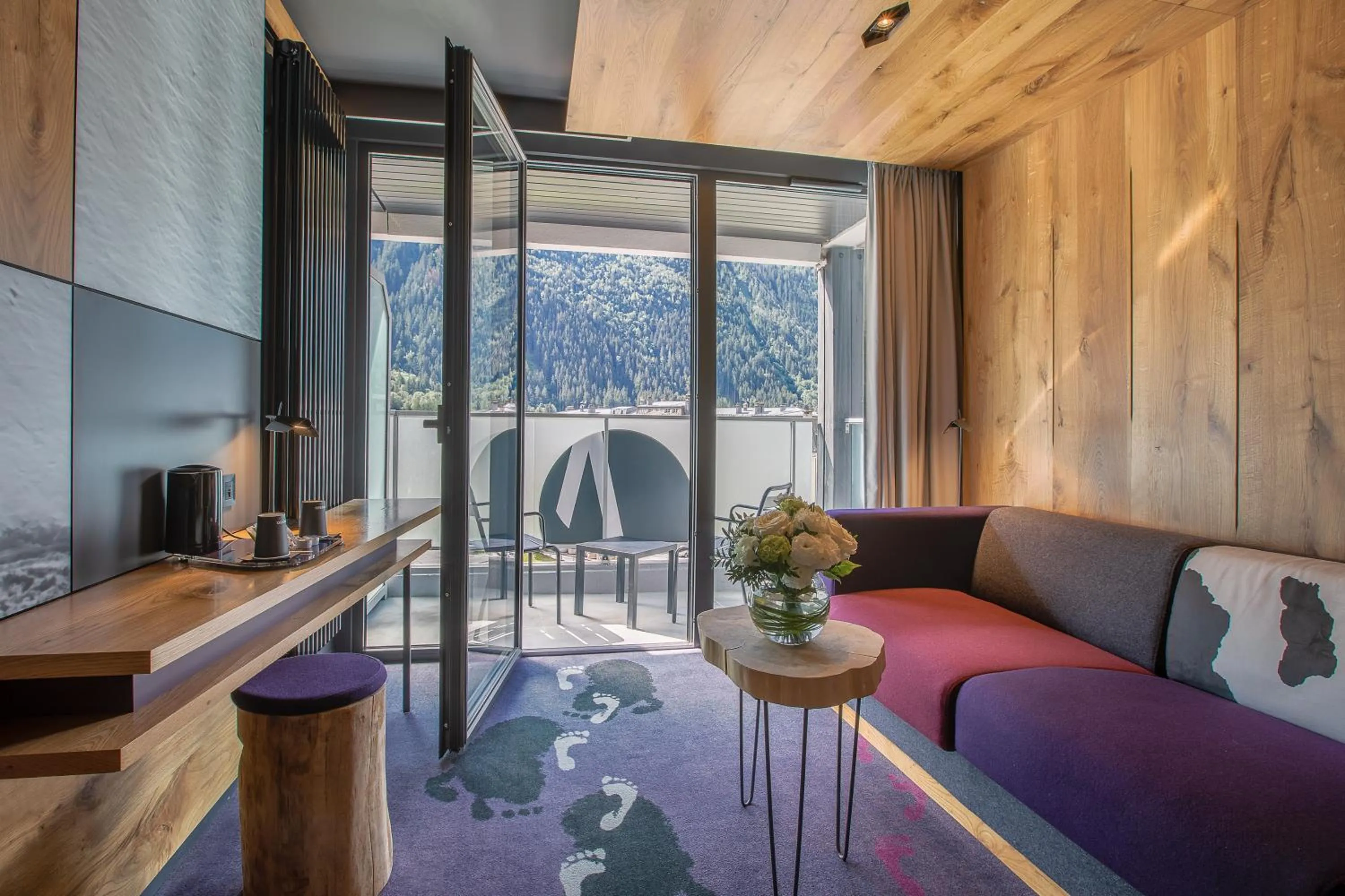 Bedroom in Alpina Eclectic Hotel