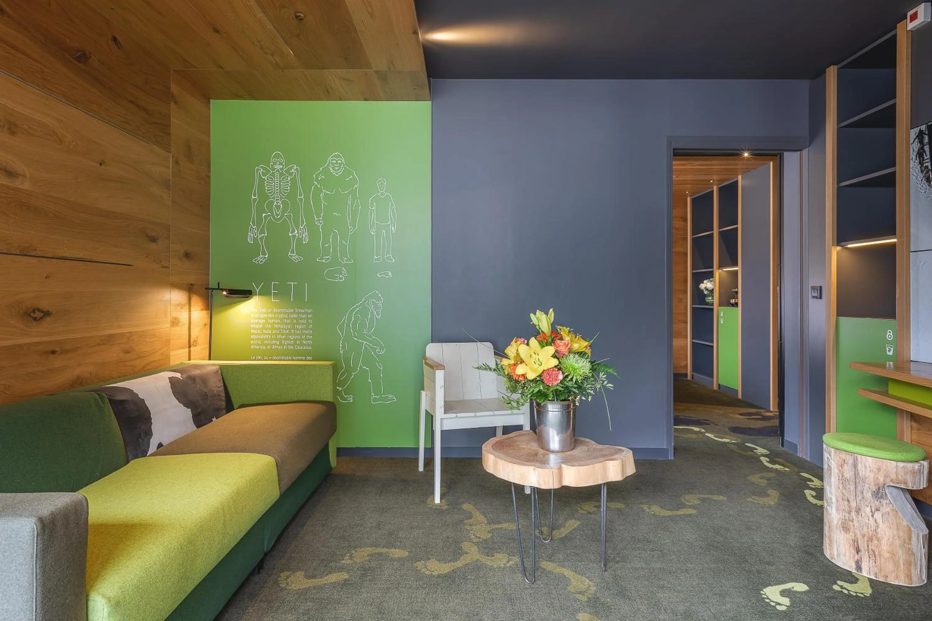 Bedroom in Alpina Eclectic Hotel