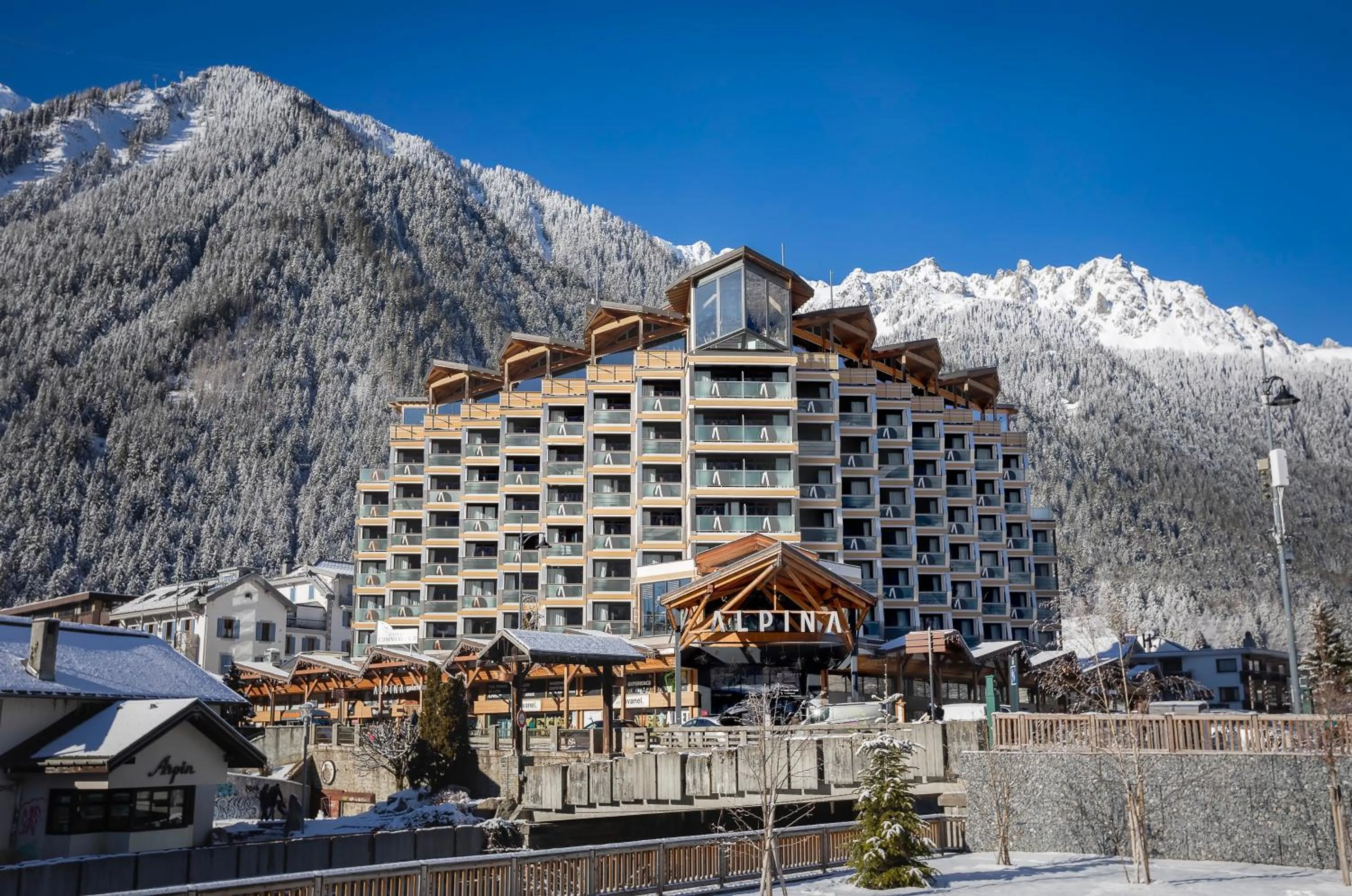 Property building in Alpina Eclectic Hotel