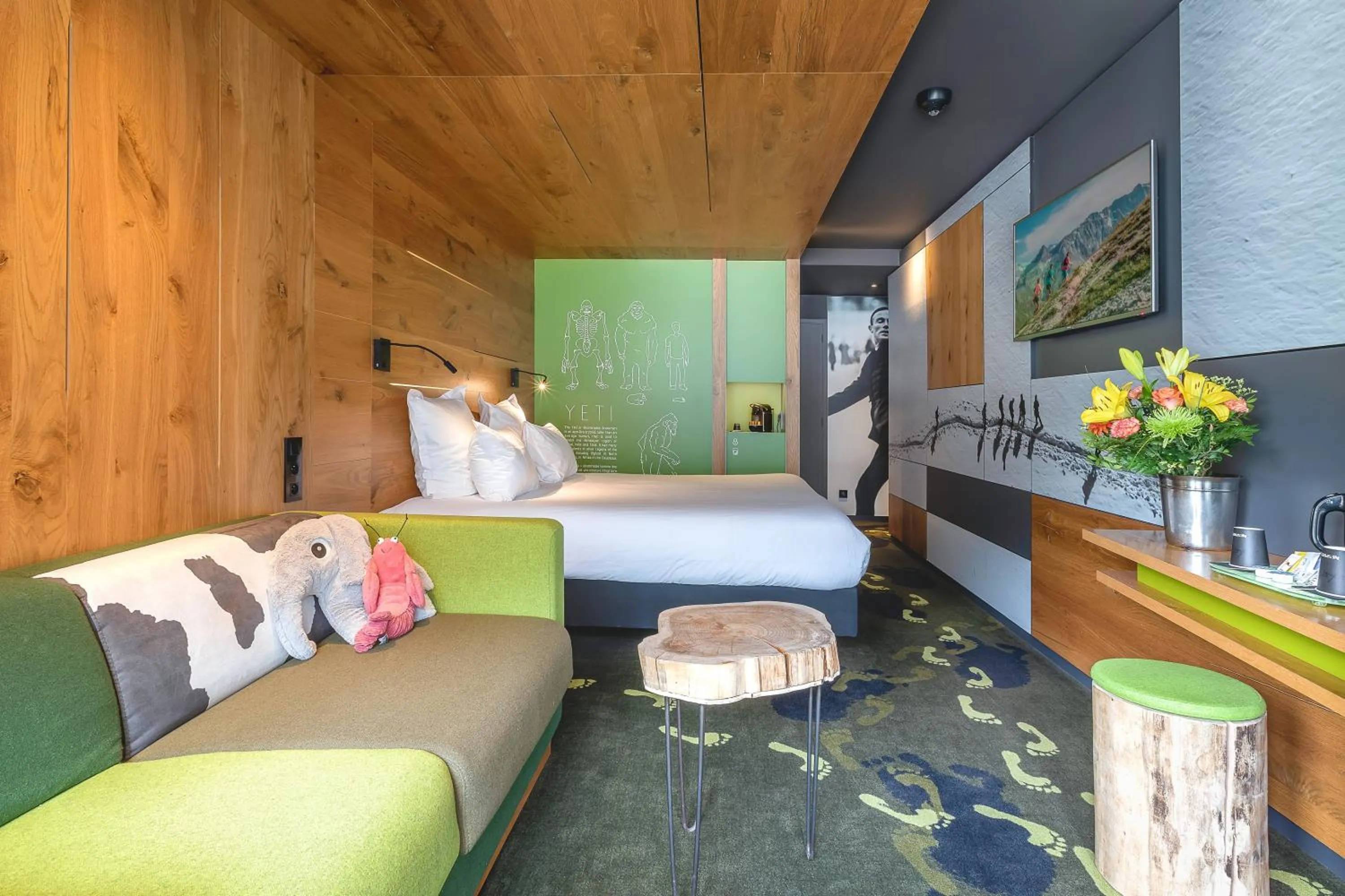 Bedroom, Bed in Alpina Eclectic Hotel