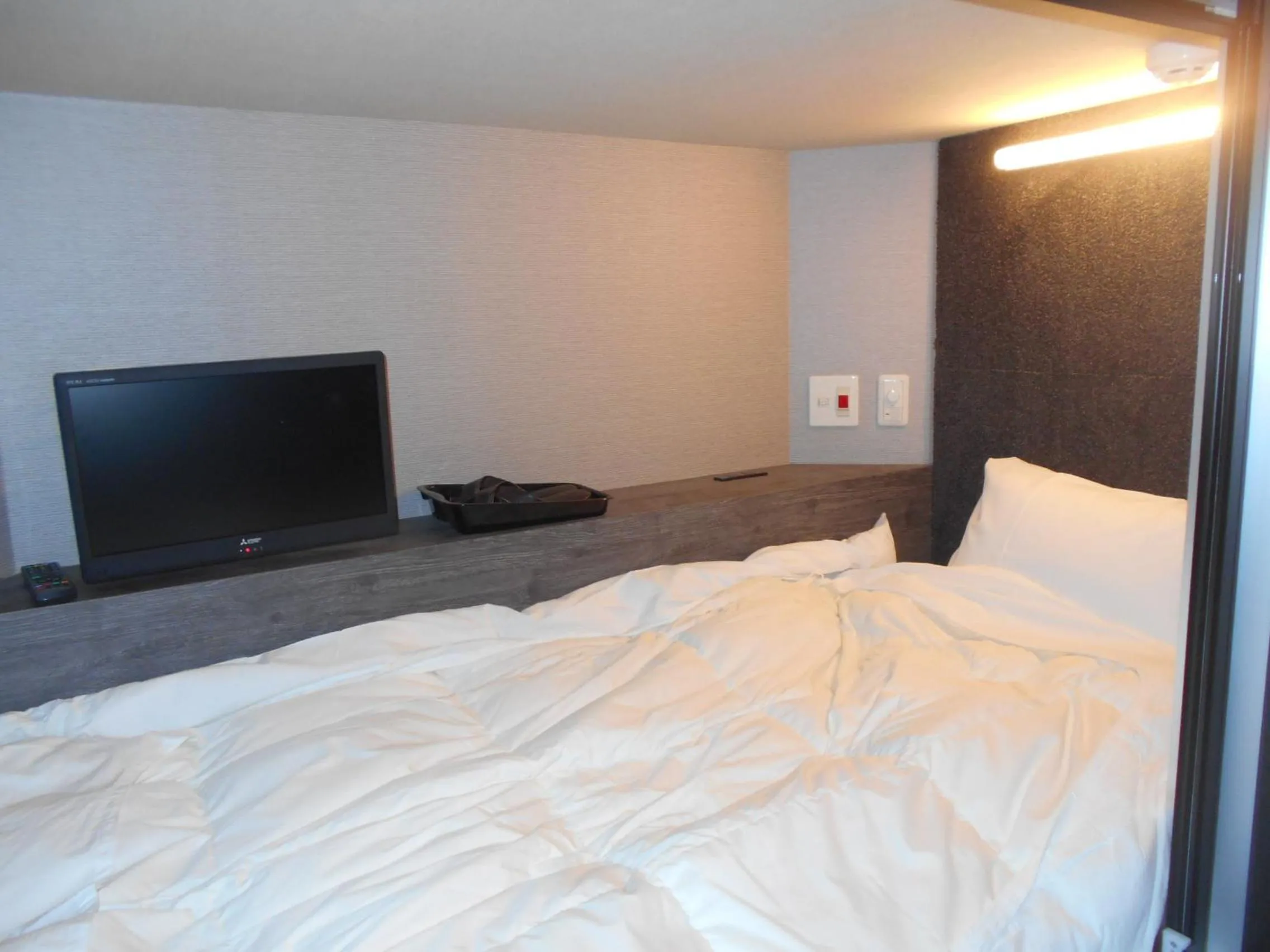 Photo of the whole room, Bed in BIZCOURT CABIN SUSUKINO (Male Only)