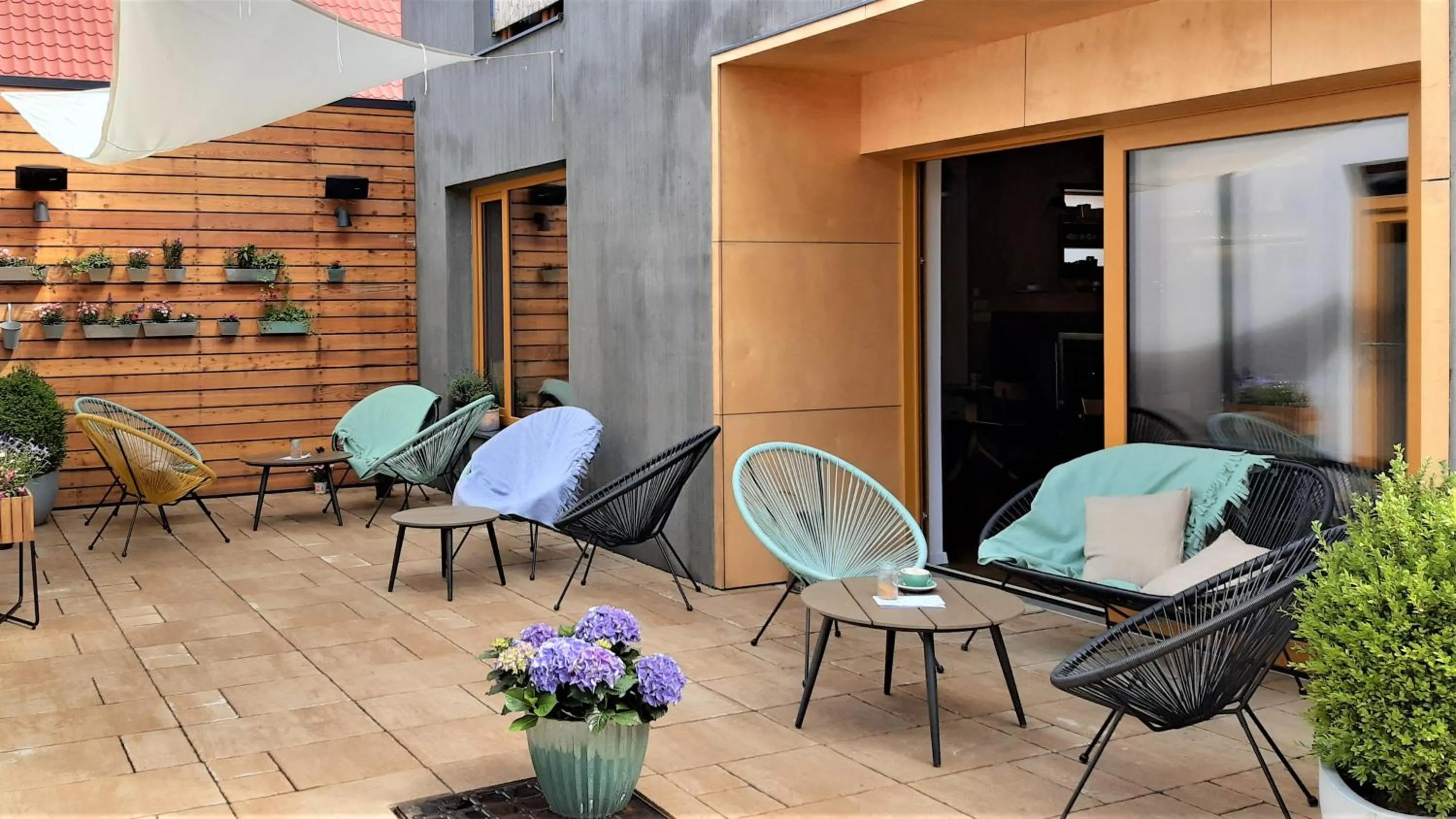 Balcony/Terrace in VIGEO lounge b&b coffee