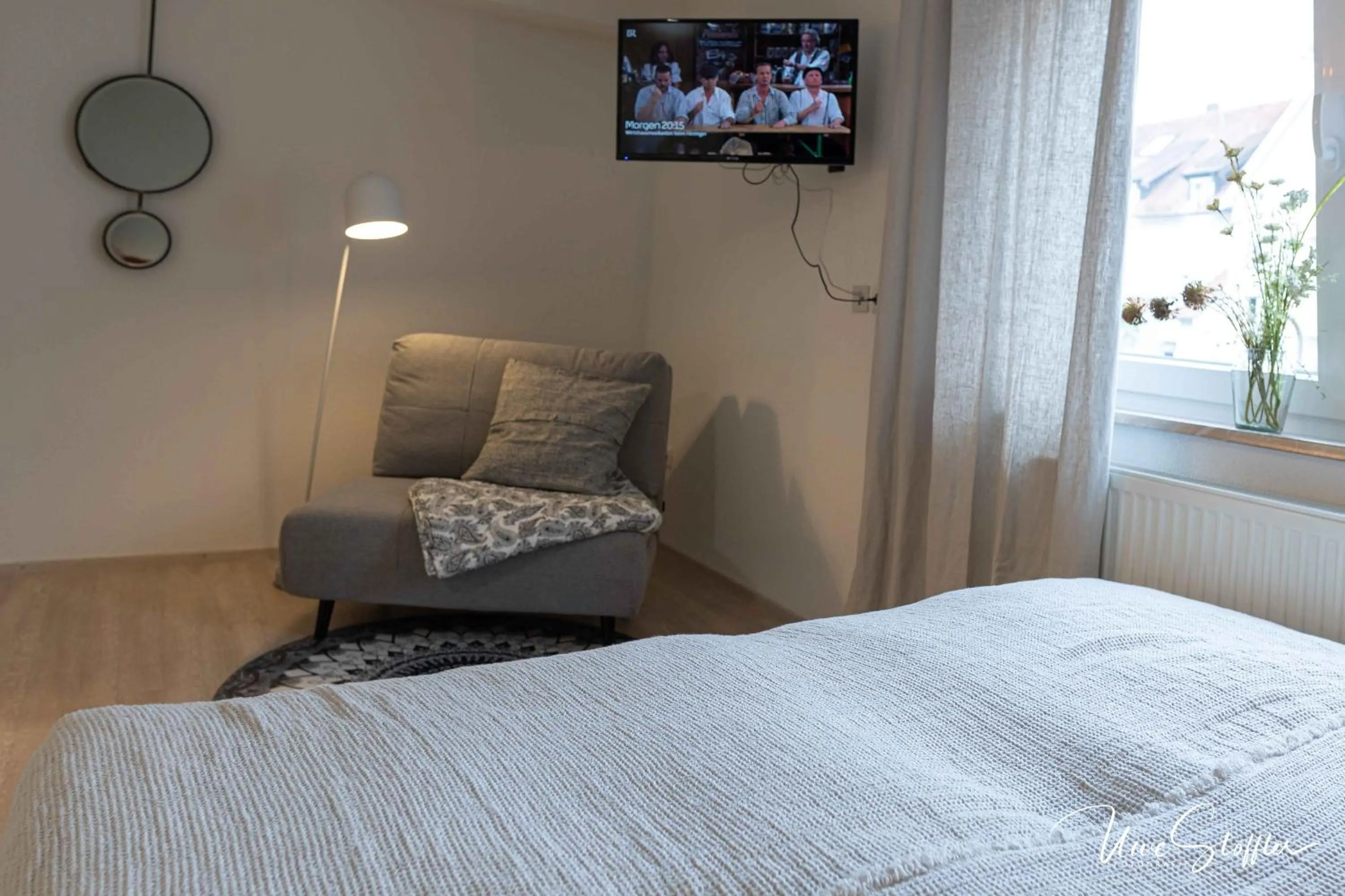 Photo of the whole room, Bed in Sali Homes - GaesteHaus Lamm Obersulm