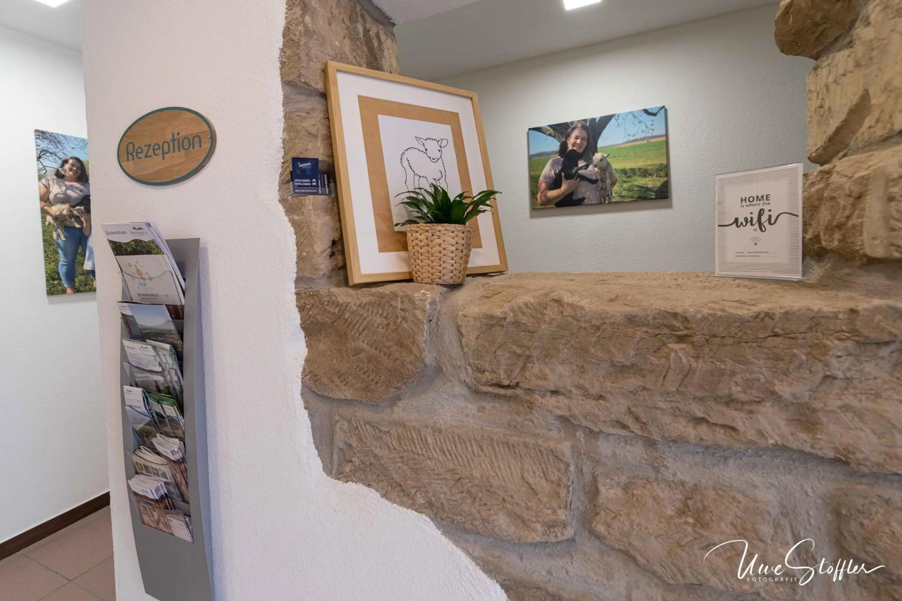 Lobby or reception in Sali Homes - GaesteHaus Lamm Obersulm