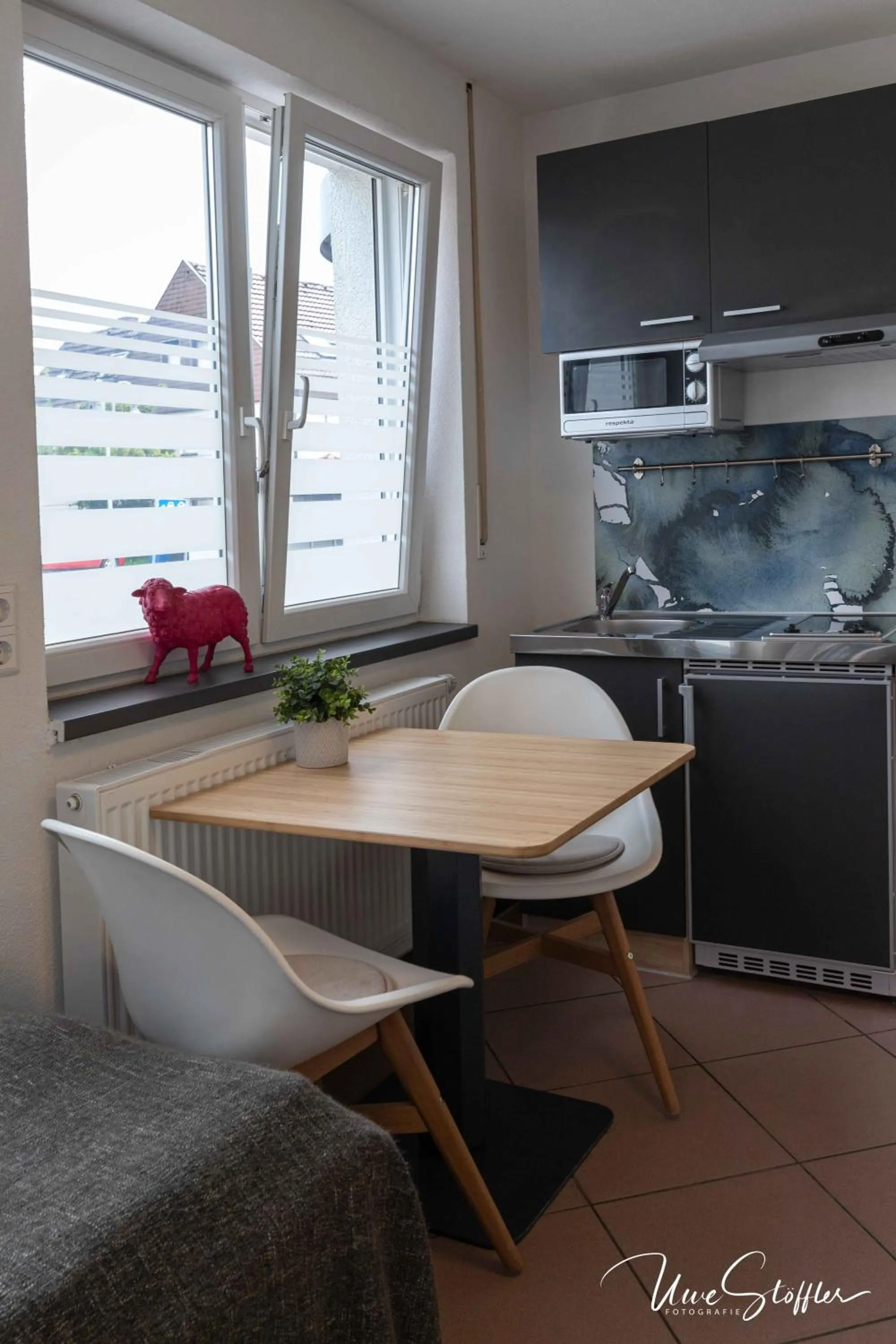 Kitchen or kitchenette in Sali Homes - GaesteHaus Lamm Obersulm