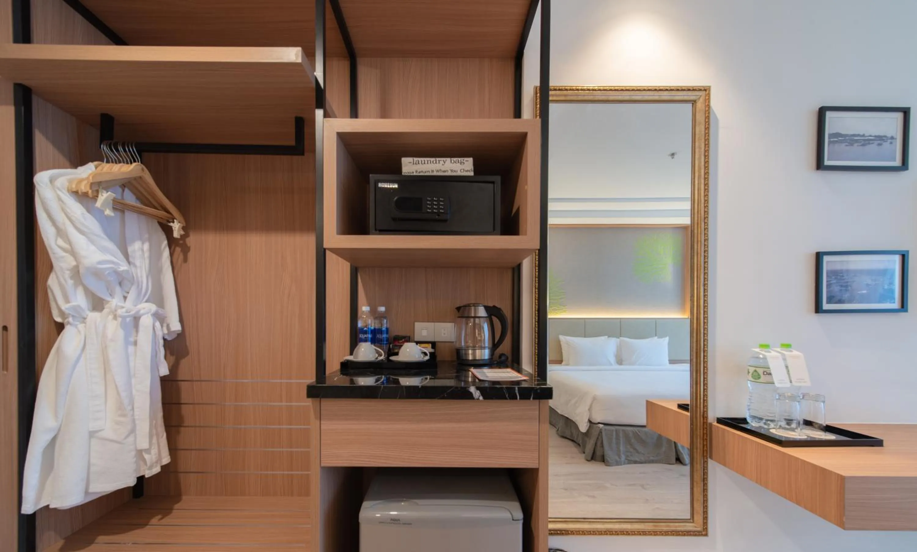 Coffee/tea facilities, Bed in Navada Beach Hotel