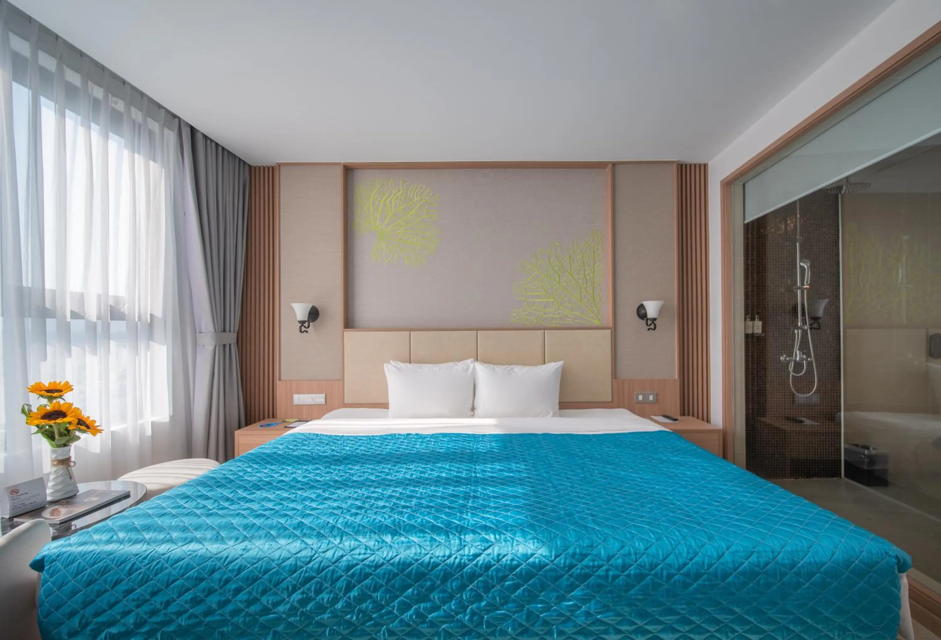 Bed in Navada Beach Hotel