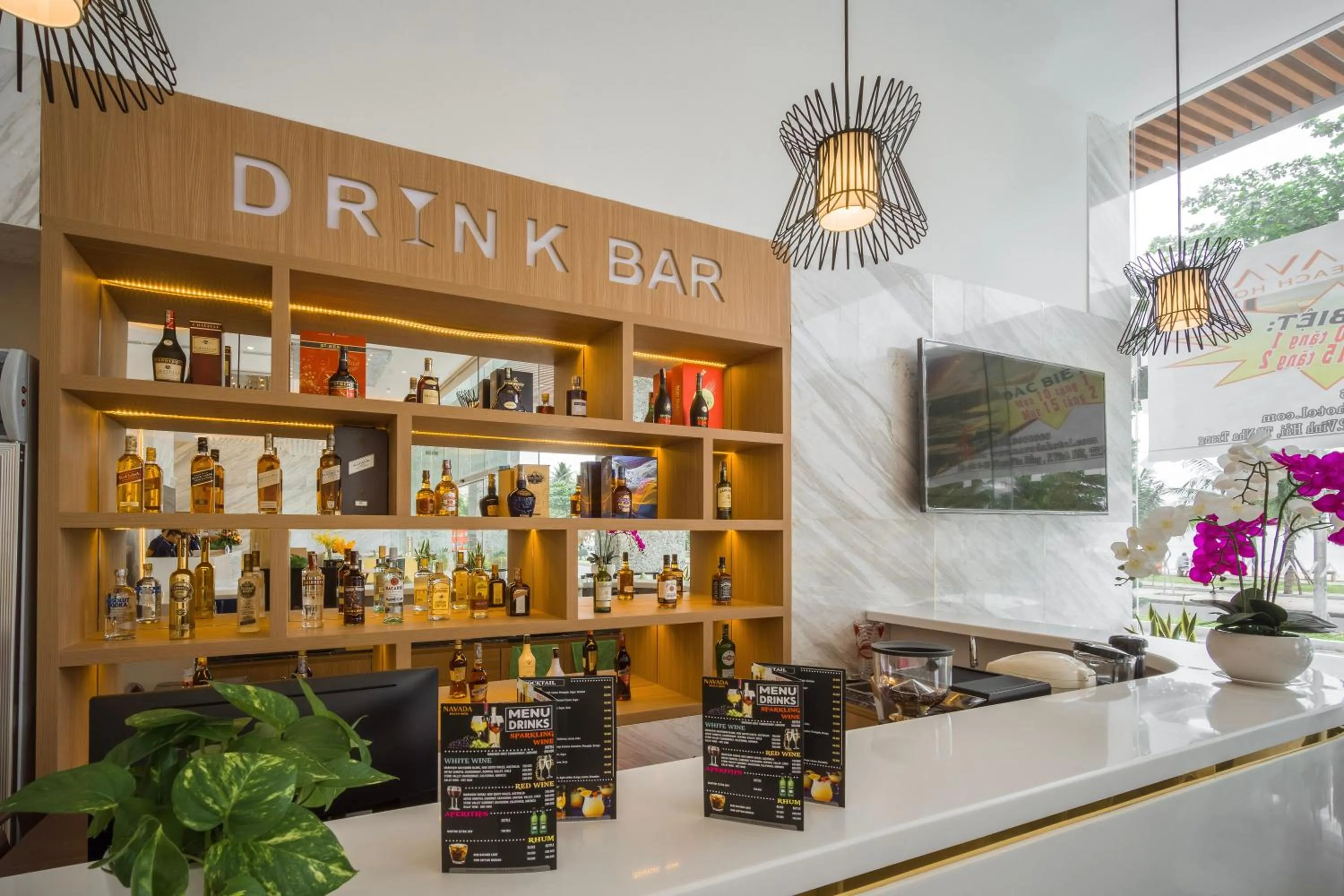 Lounge or bar in Navada Beach Hotel