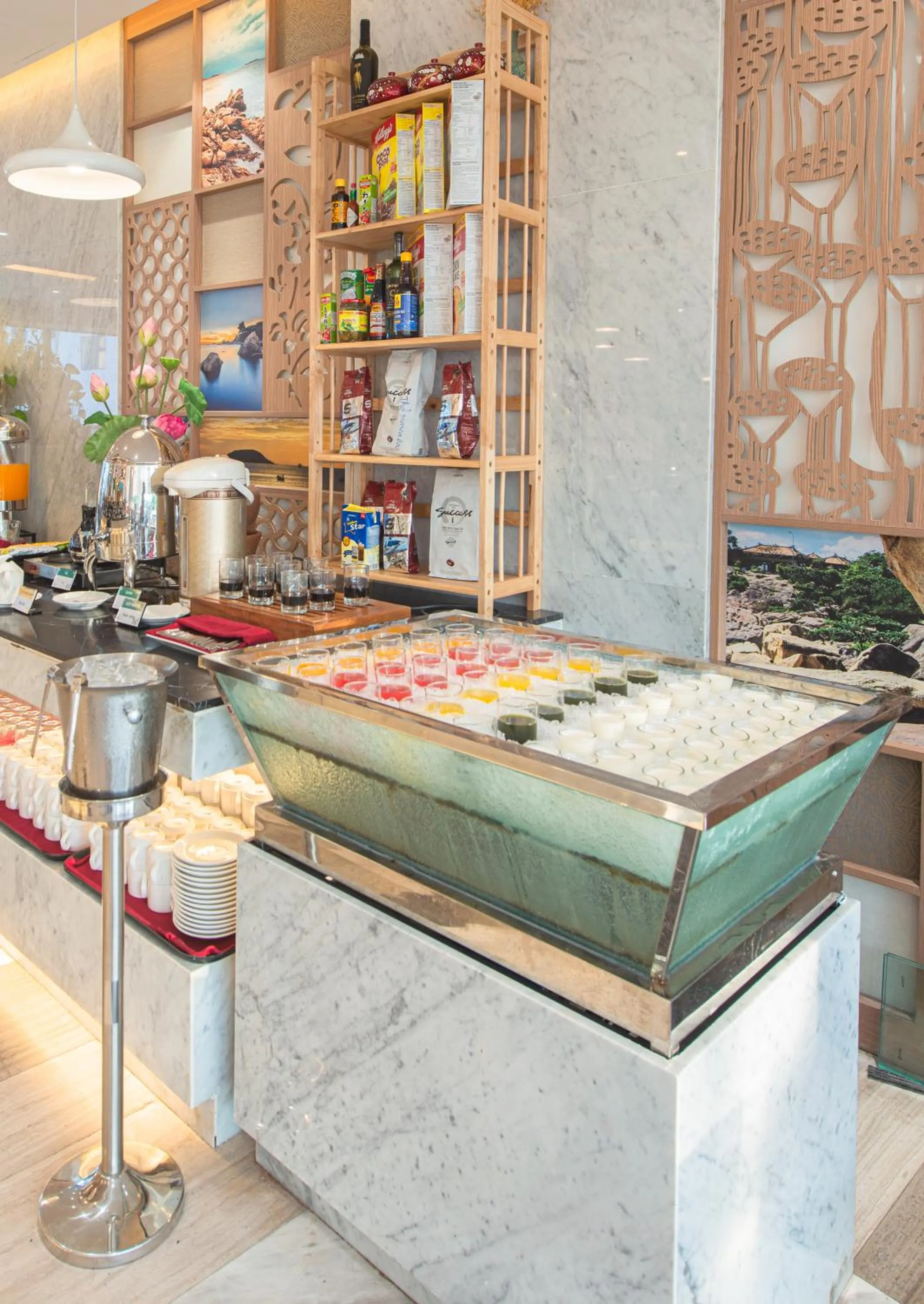 Buffet breakfast in Navada Beach Hotel