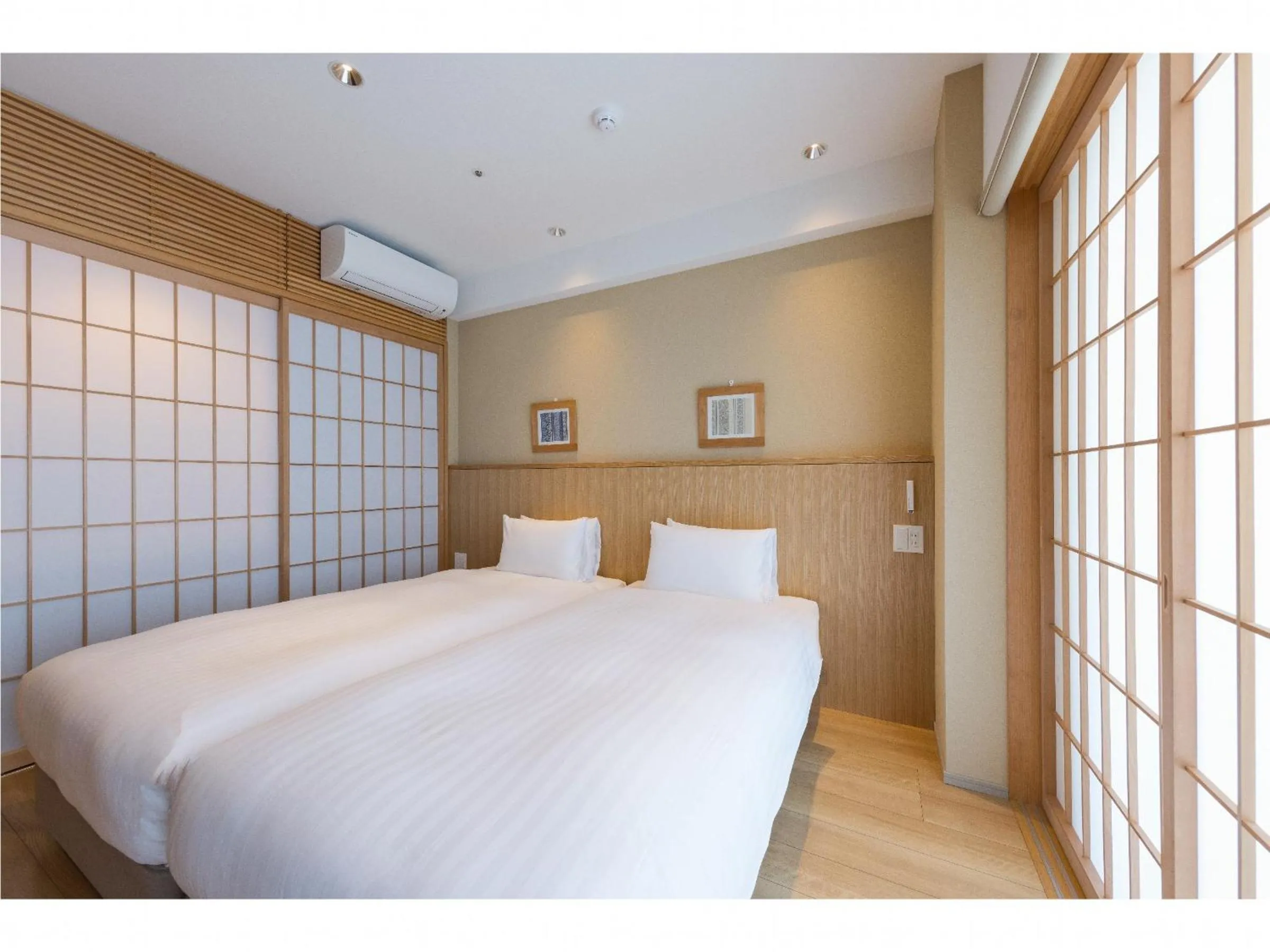 Bed in 9 HOTEL Hakata
