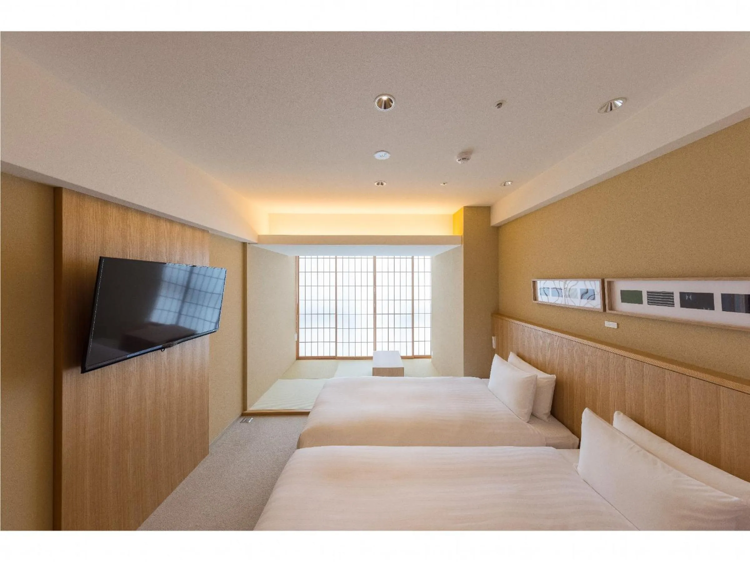Bed in 9 HOTEL Hakata