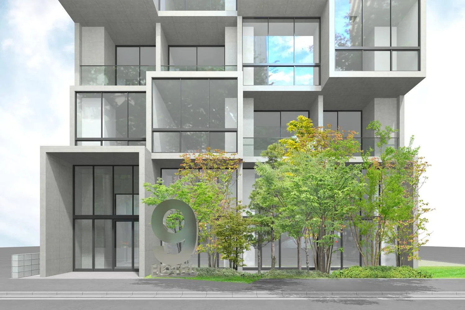 Facade/entrance in 9 HOTEL Hakata