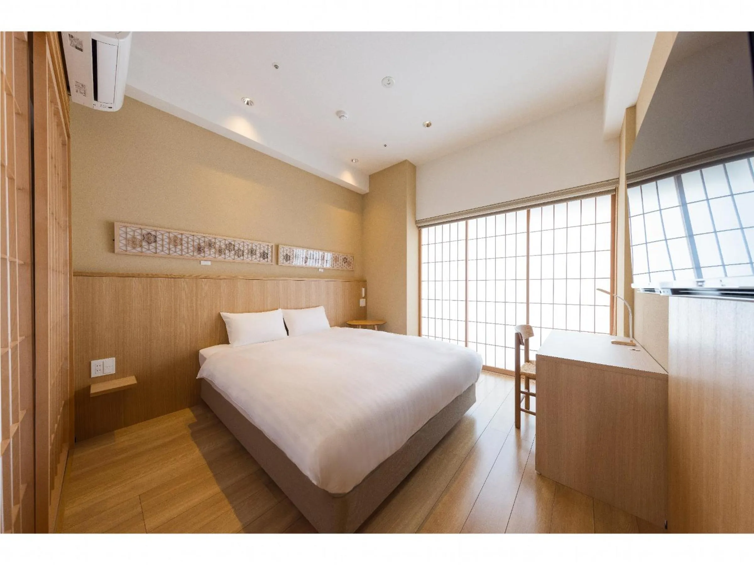 Bed in 9 HOTEL Hakata