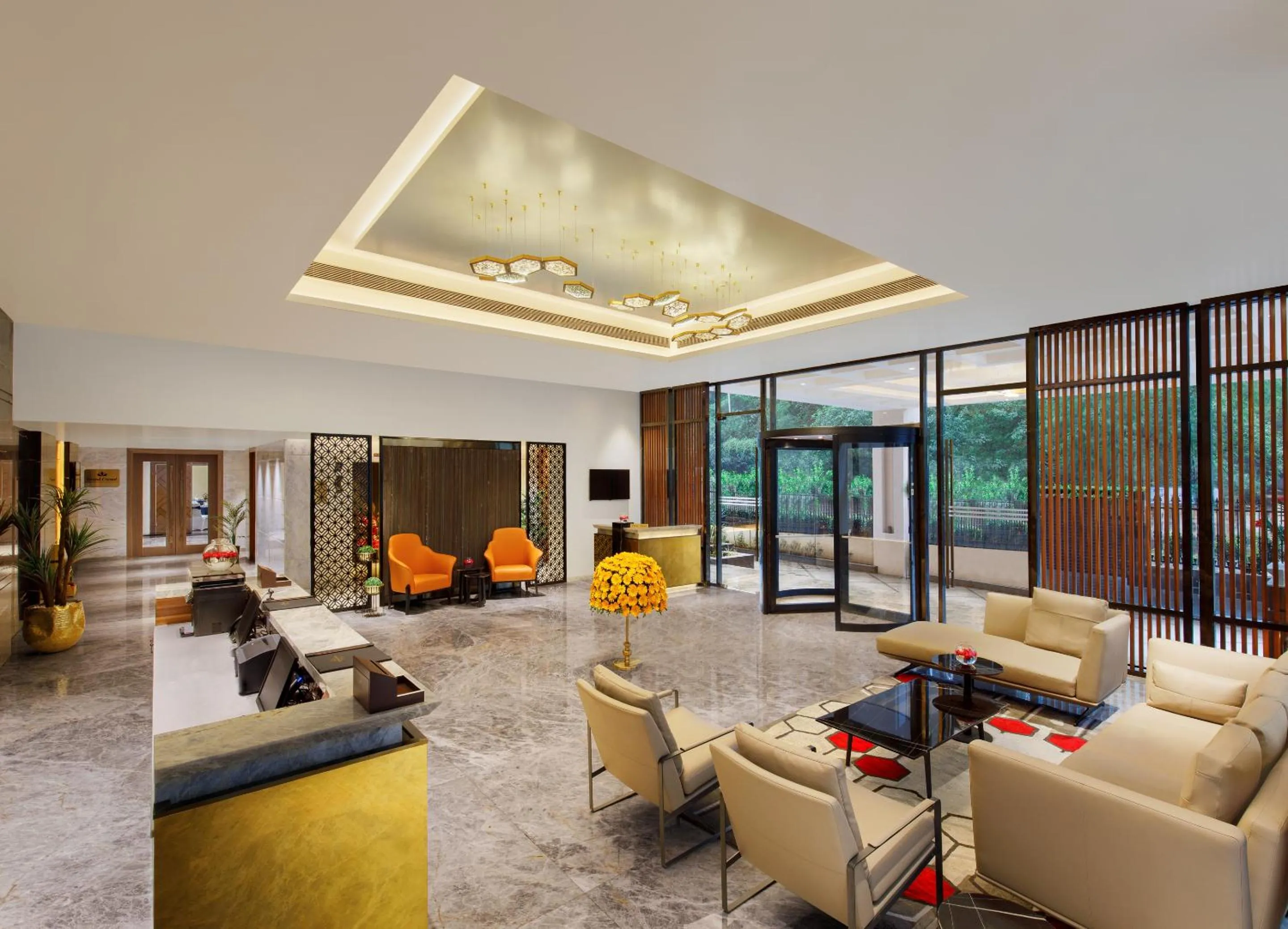 Lobby or reception in Bellevue Sarovar Premiere Junagadh