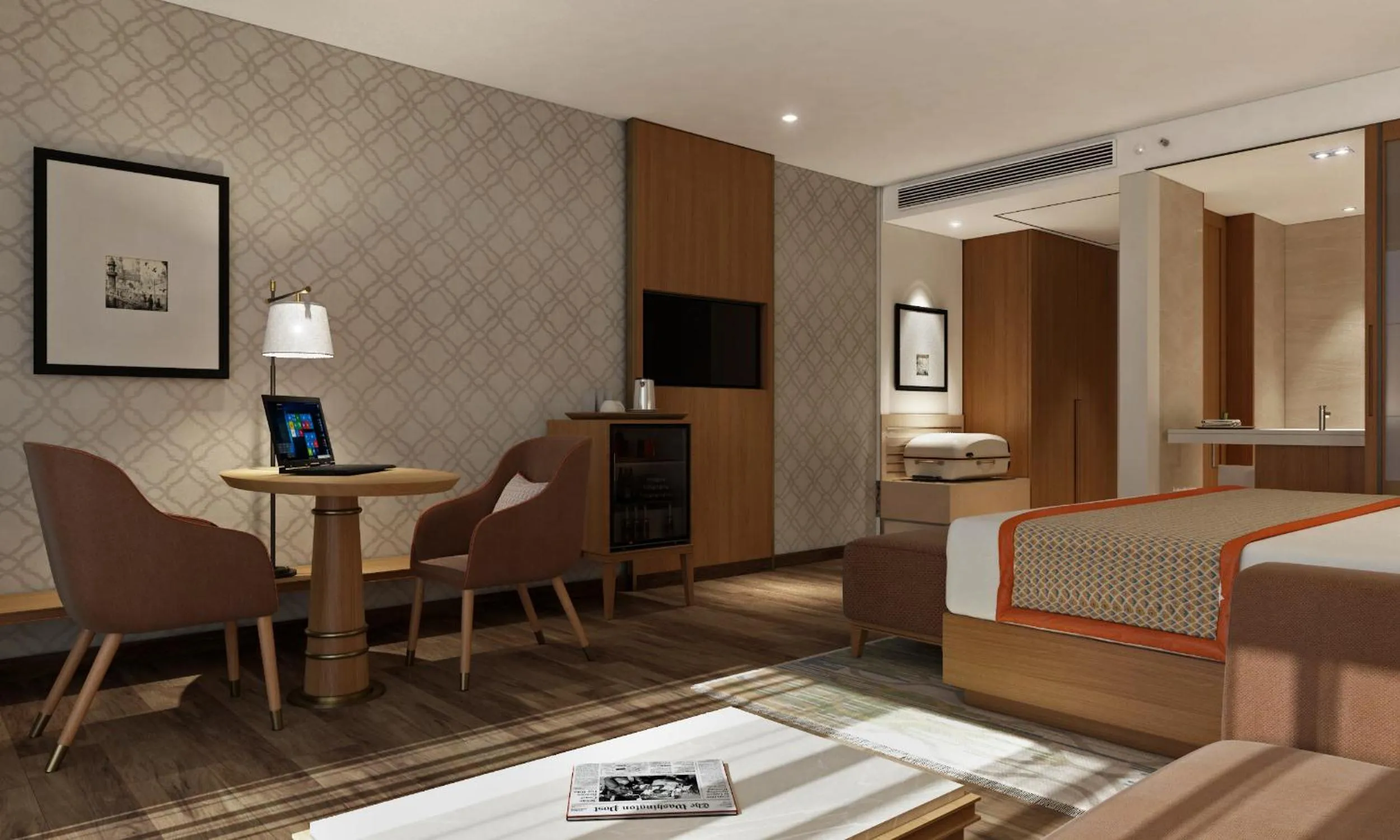 Bedroom, Bed in Bellevue Sarovar Premiere Junagadh