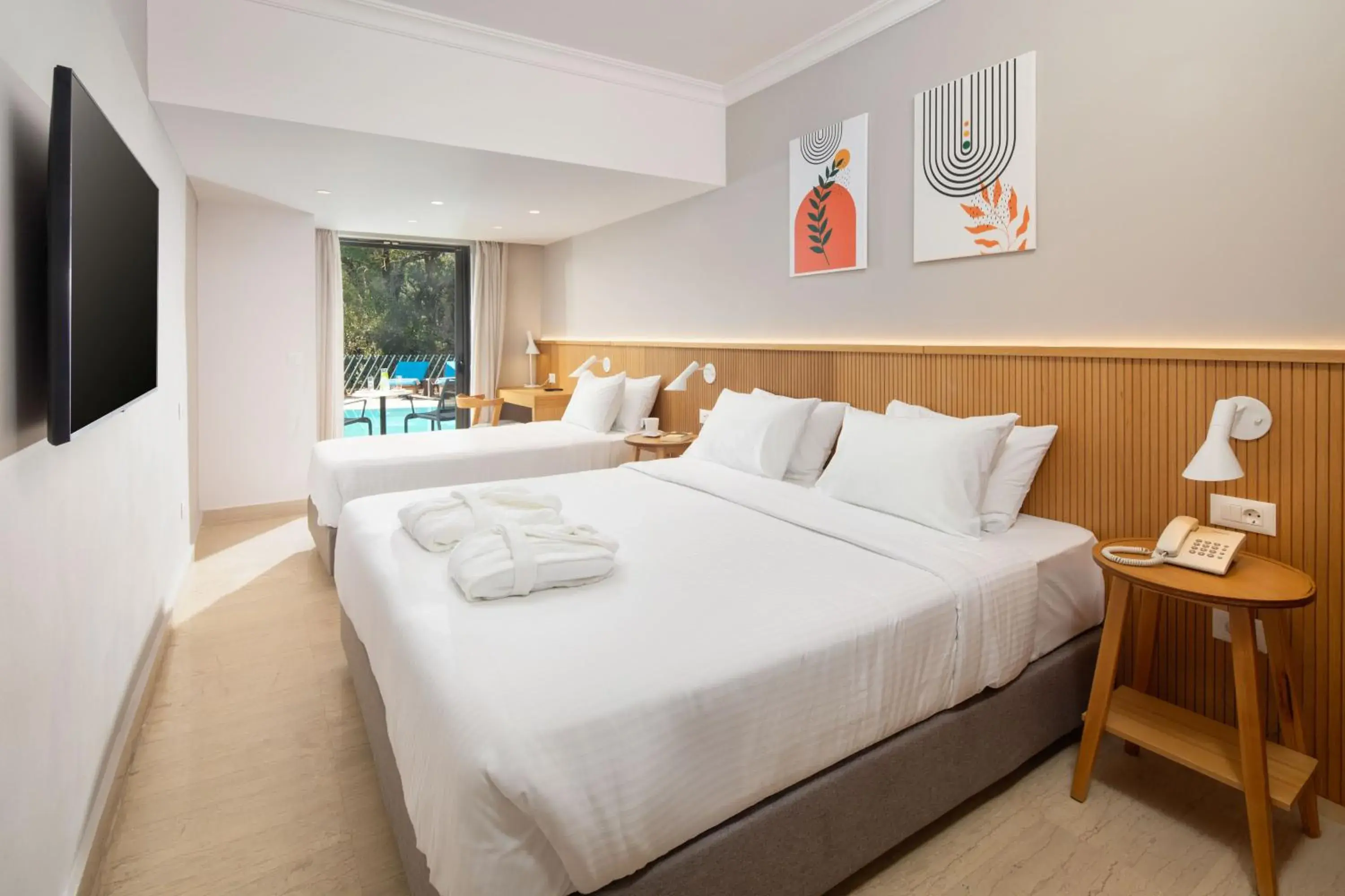 Double/Twin Room with Sharing Pool in Roda Beach Resort & Spa Double/Twin Room with Sharing Pool in Roda Beach Resort & Spa