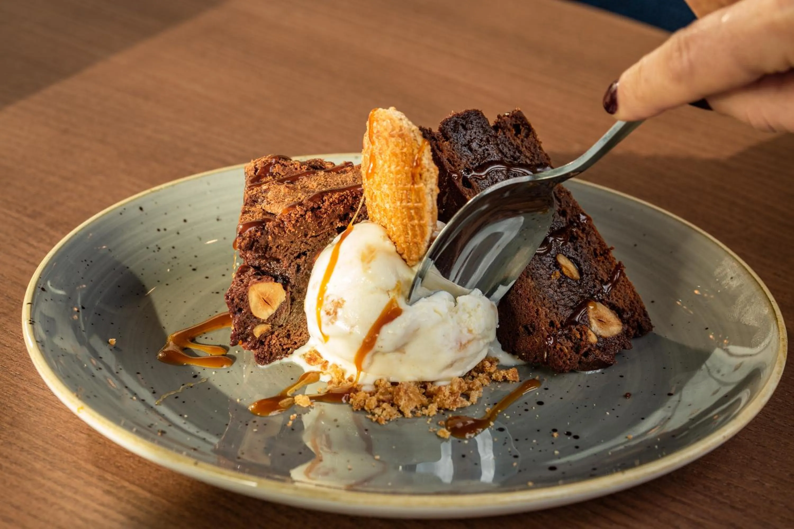 Food close-up in YOTEL Amsterdam