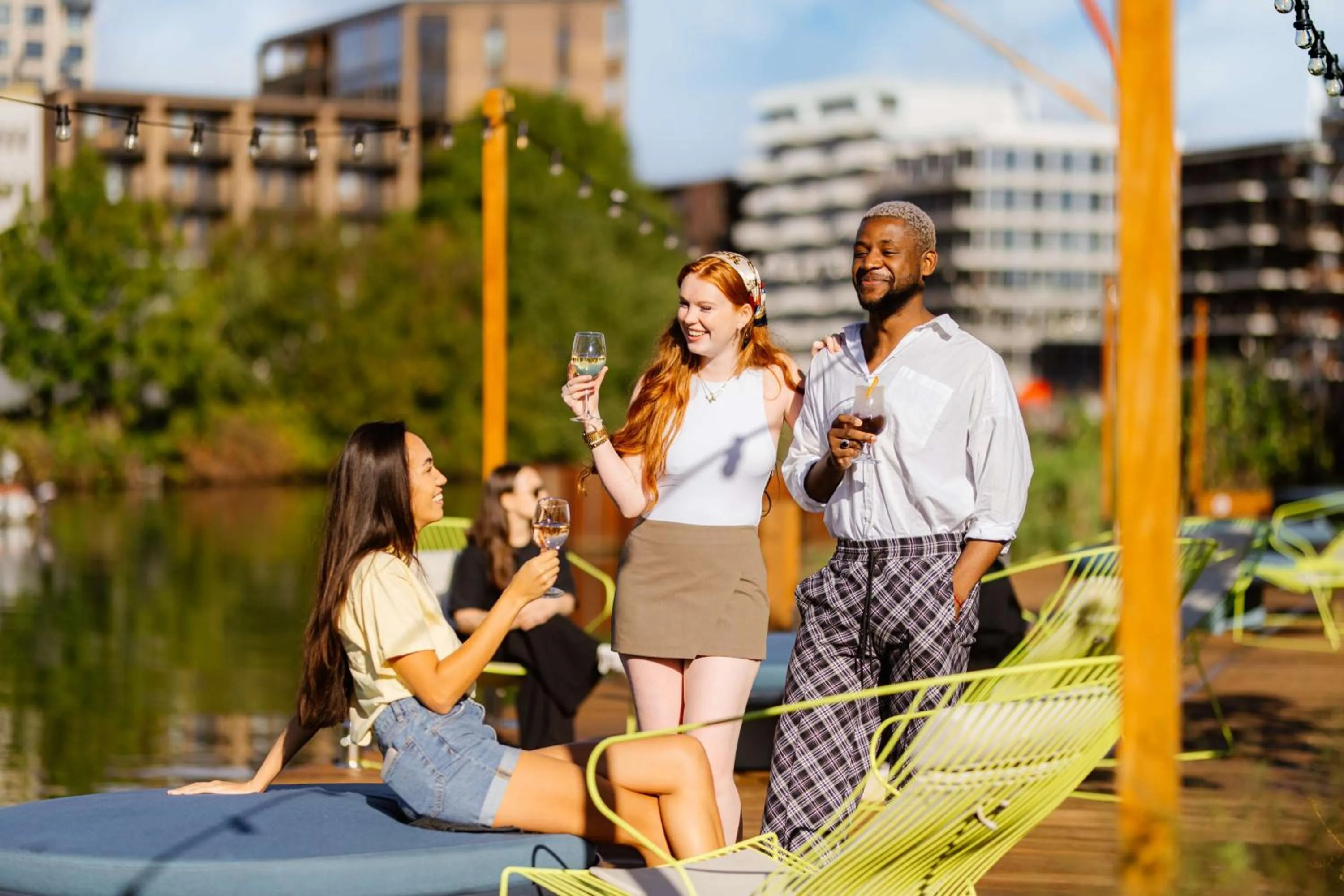 Patio in YOTEL Amsterdam