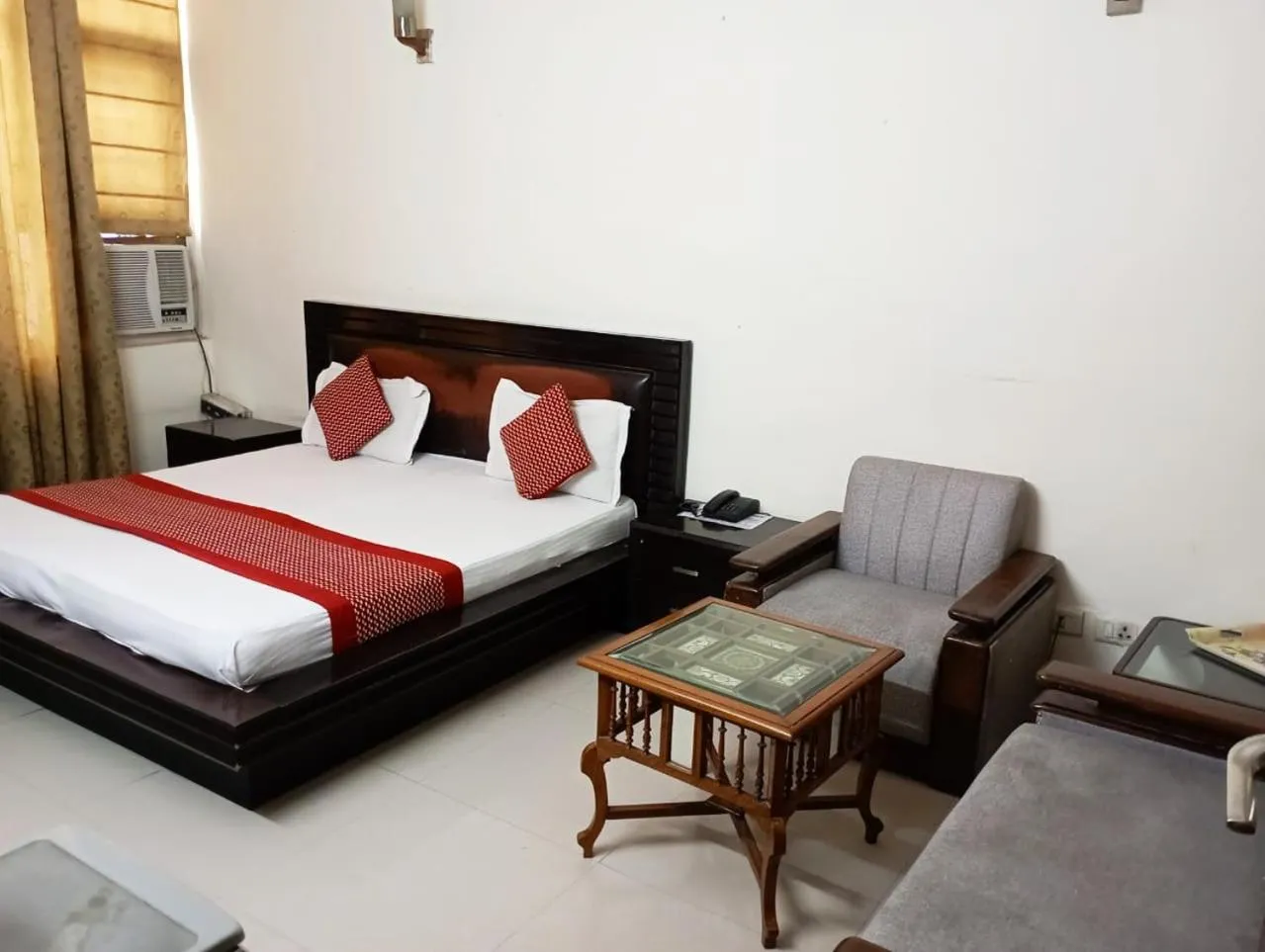 Photo of the whole room, Bed in Hotel Home Stay Dwarka