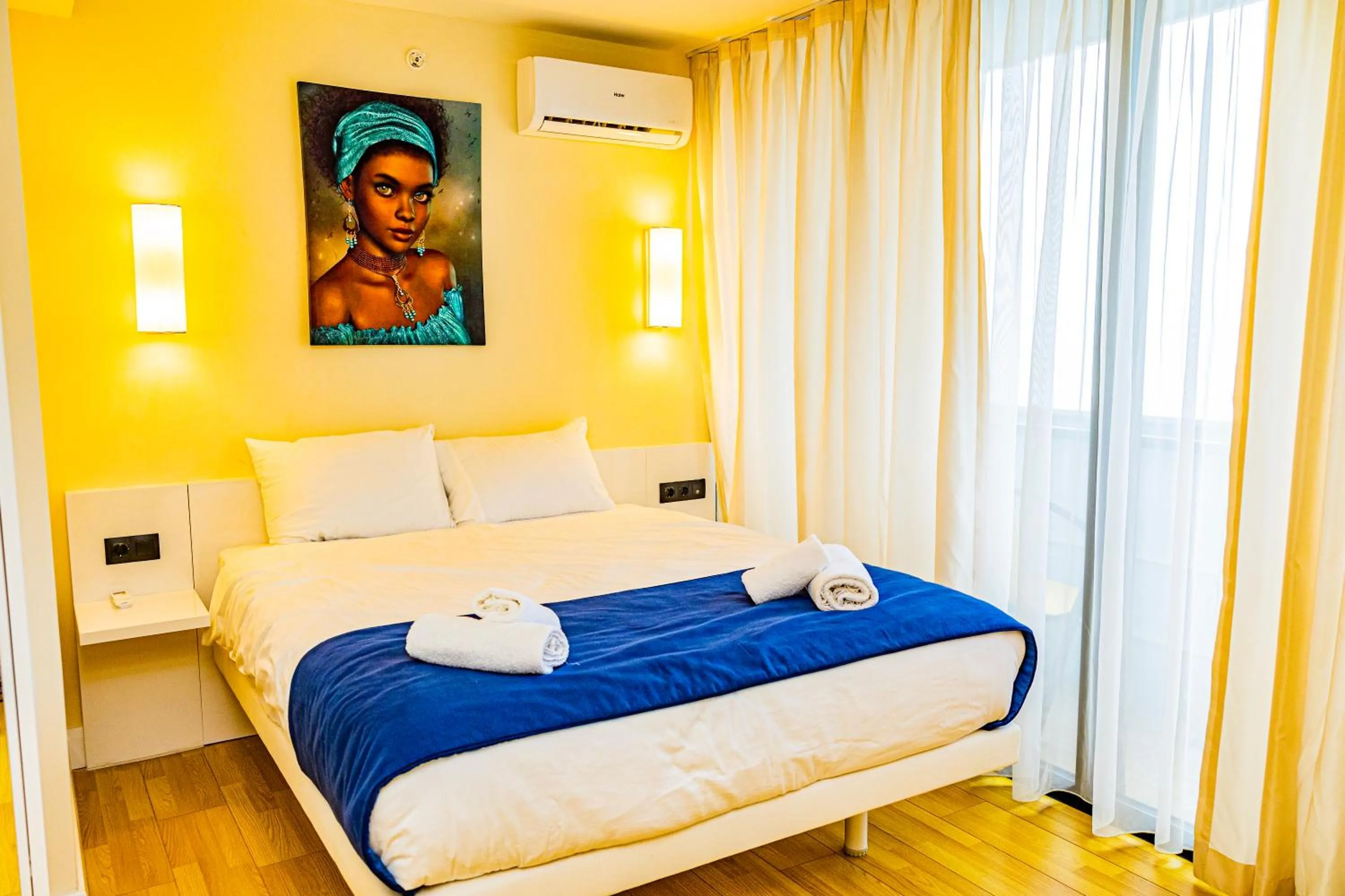 Bed in Orbi City Inn