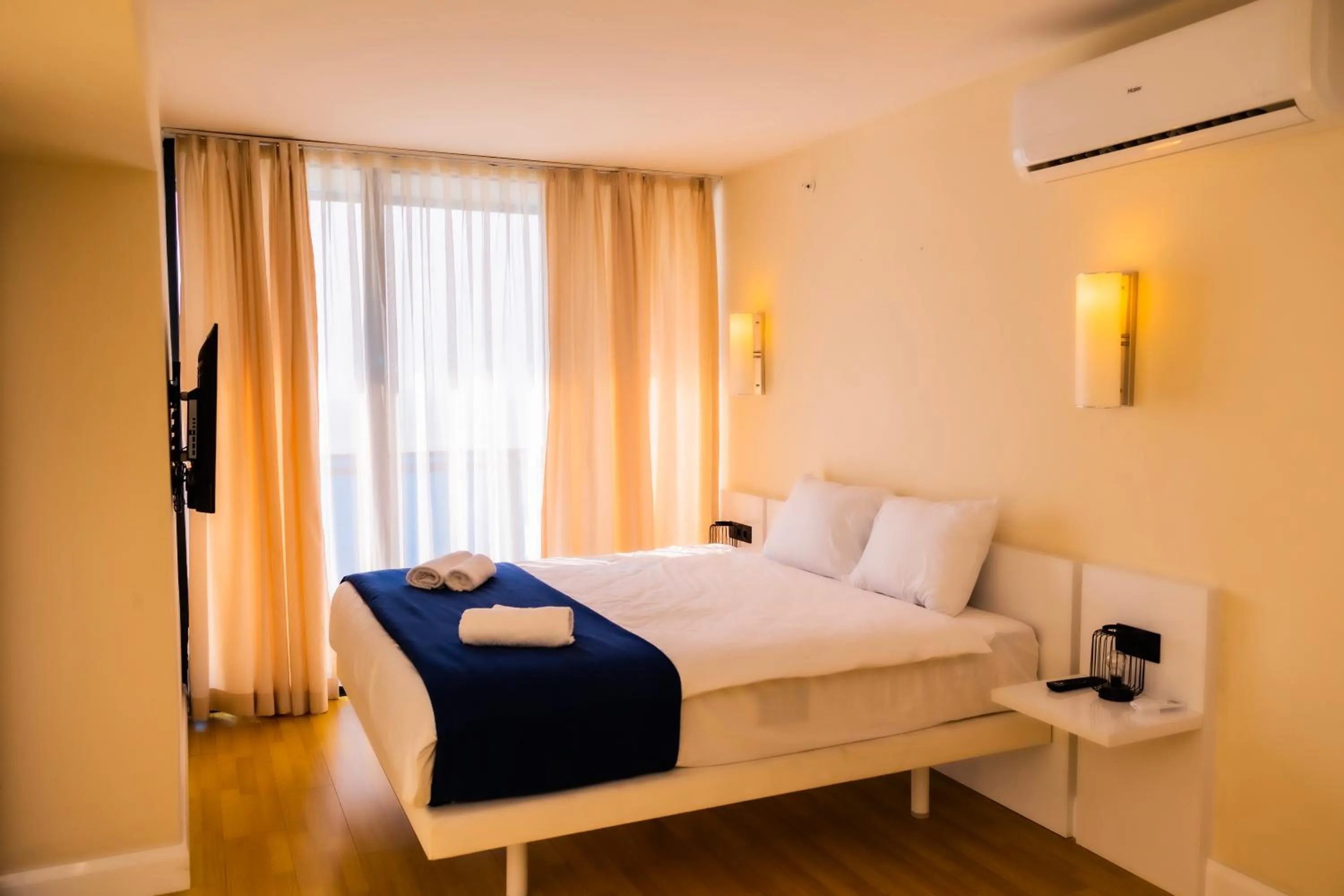 Bed in Orbi City Inn