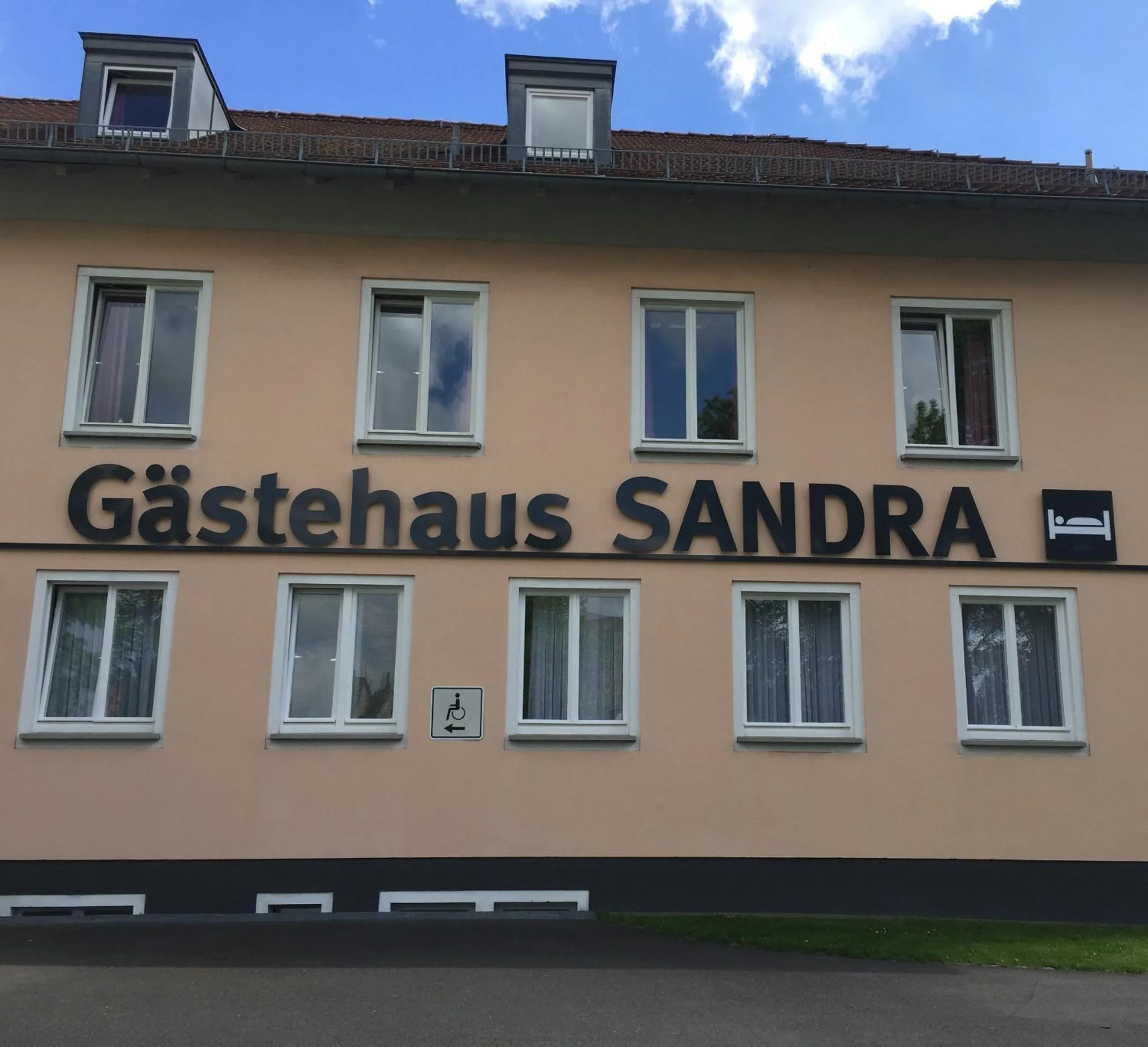 Property building in Gästehaus Sandra