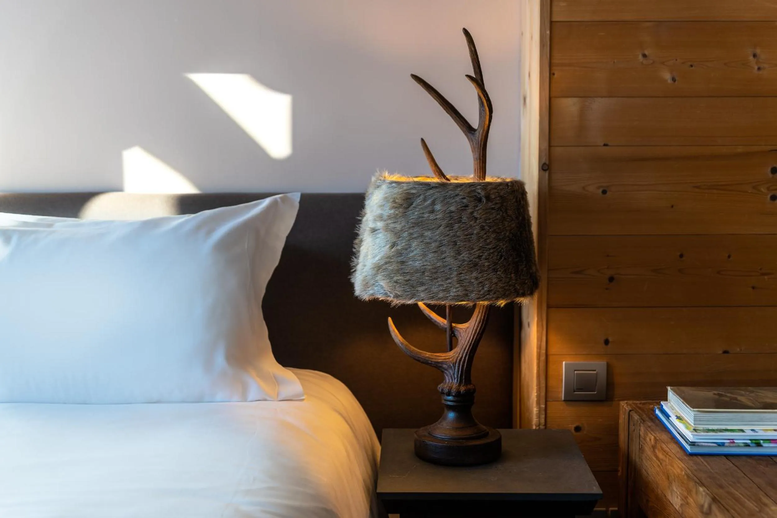 Bed in Chalet Hotel Kaya