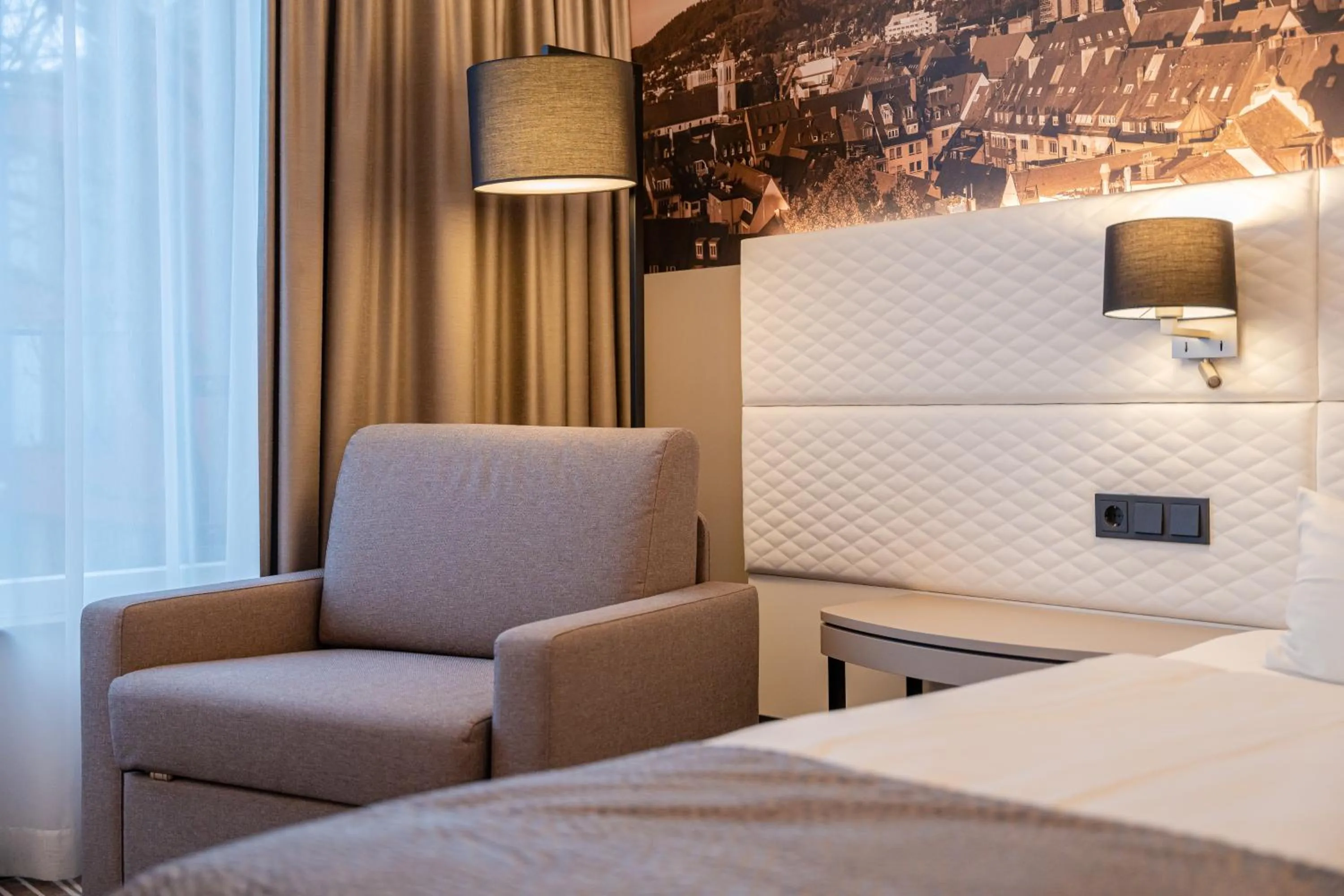 Bed in Boutiquehotel am Stadtgarten