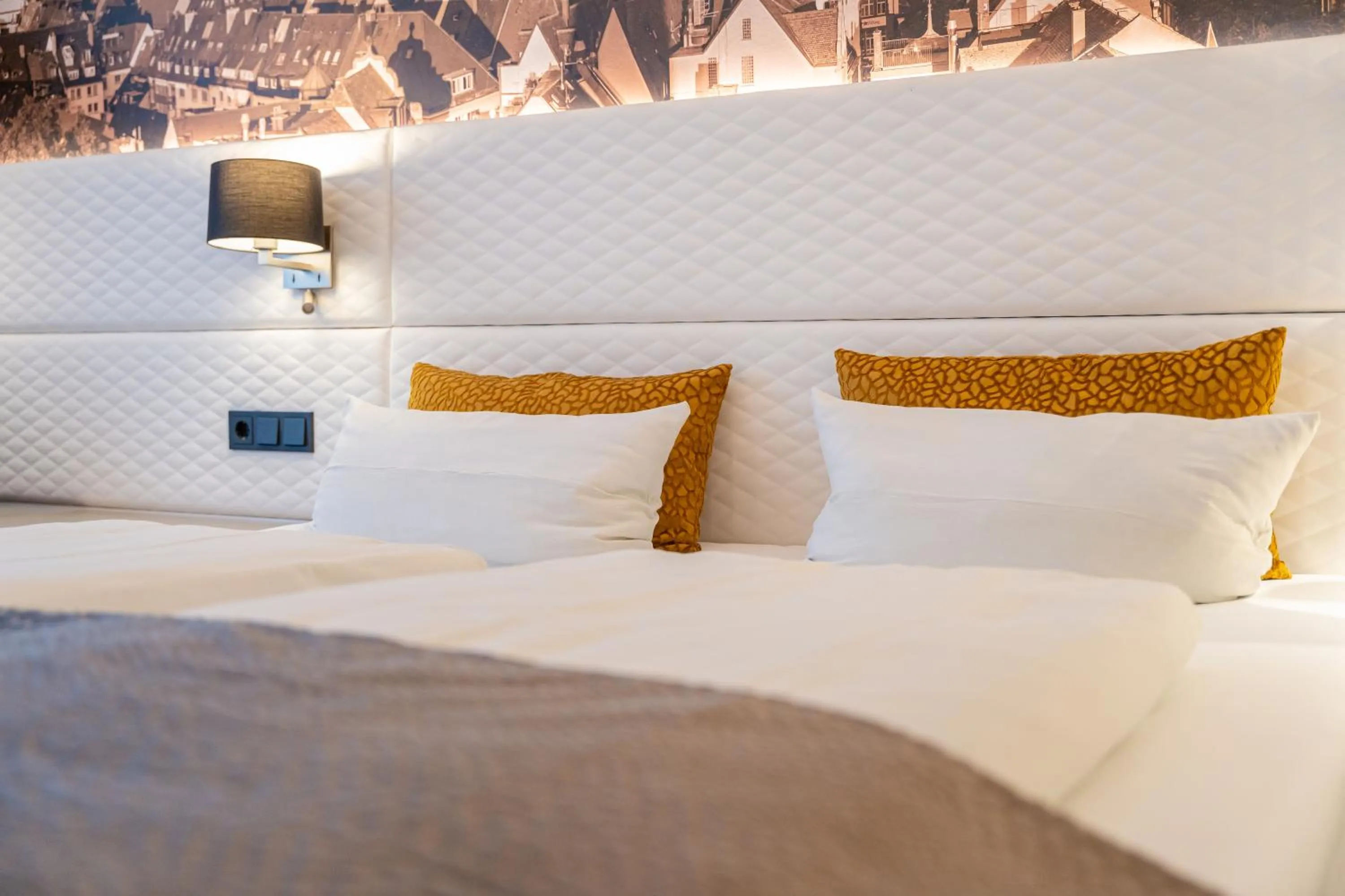 Bed in Boutiquehotel am Stadtgarten