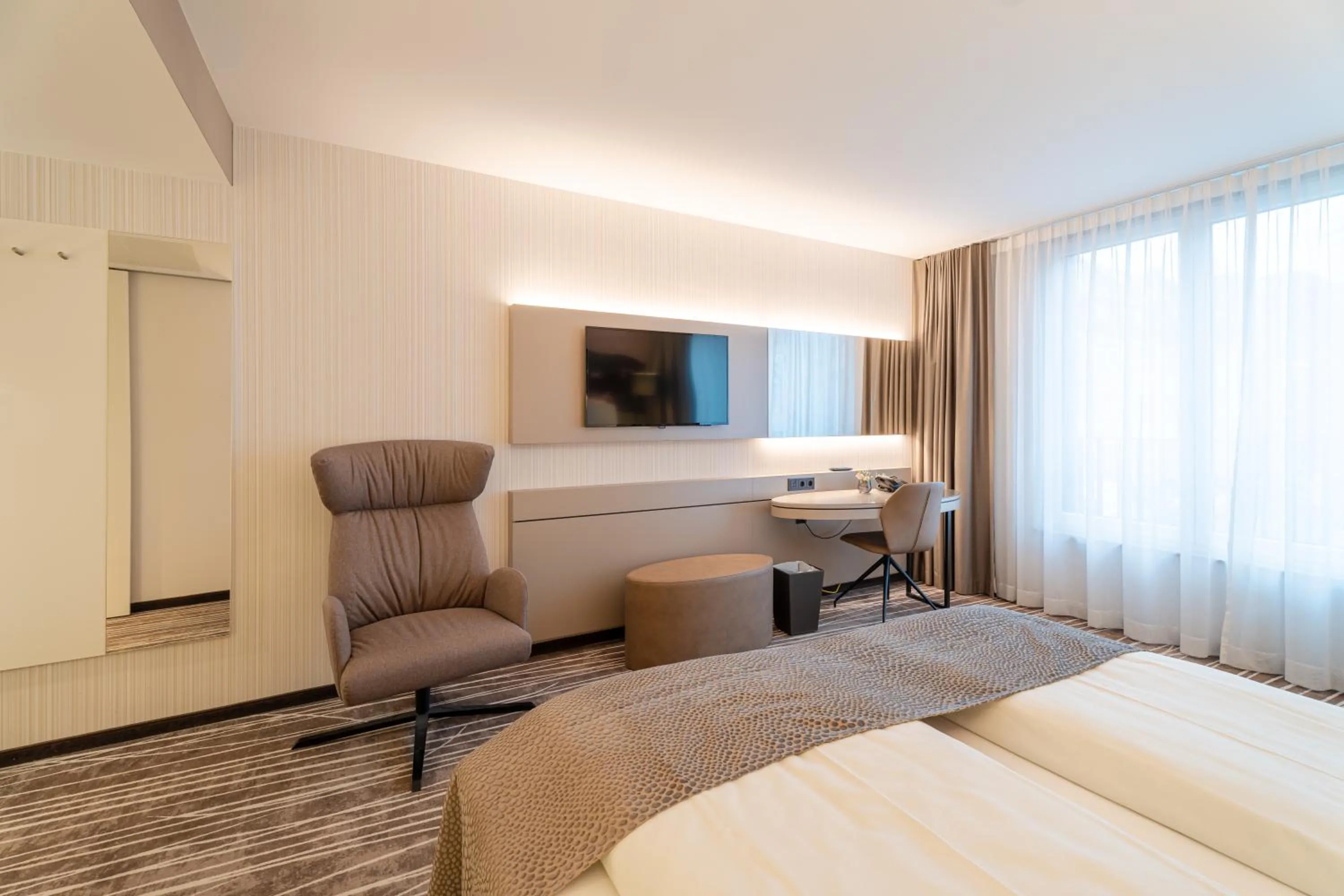 Bed in Boutiquehotel am Stadtgarten