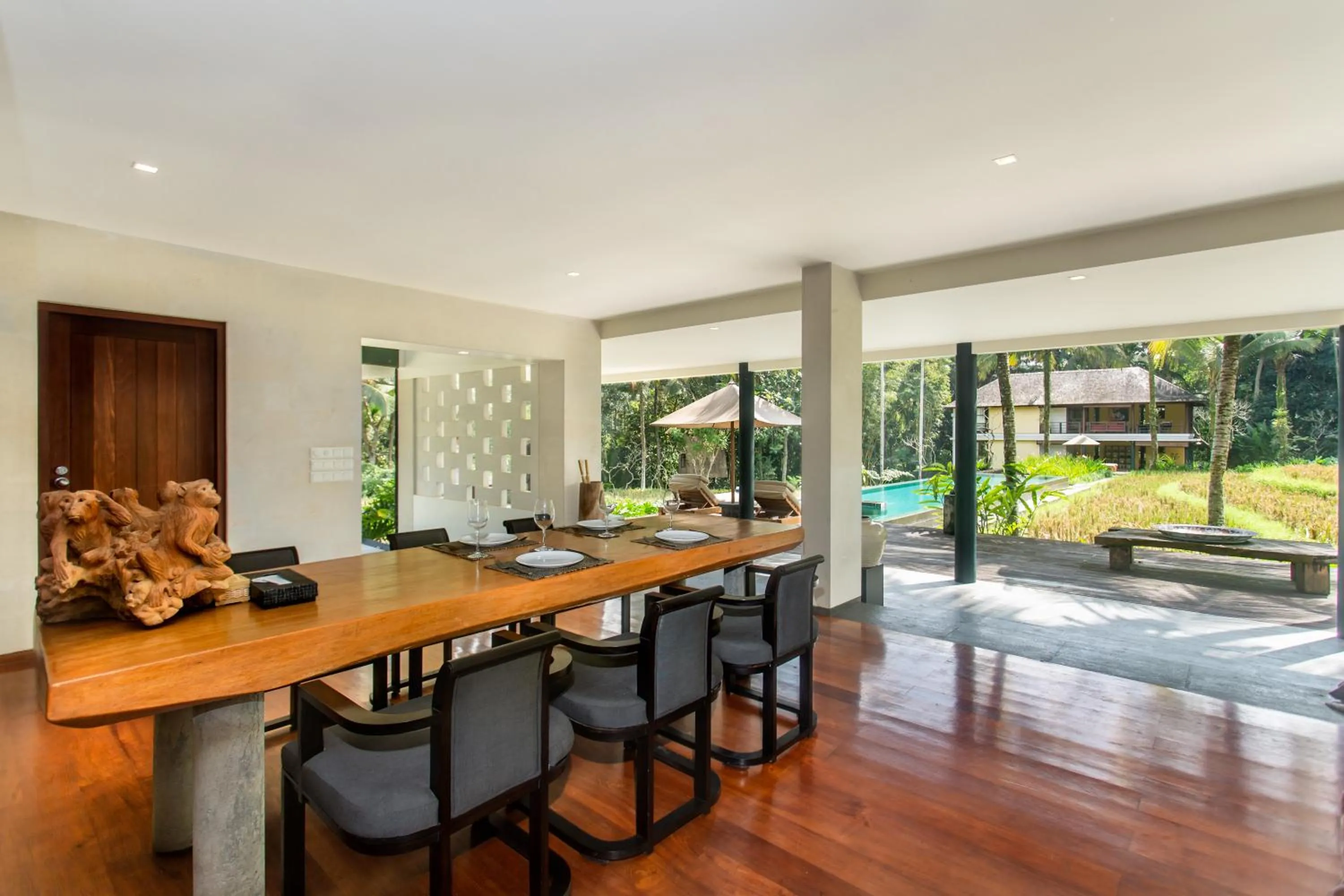 Dining area in Uma Giri Villas Ubud by GenuineHost