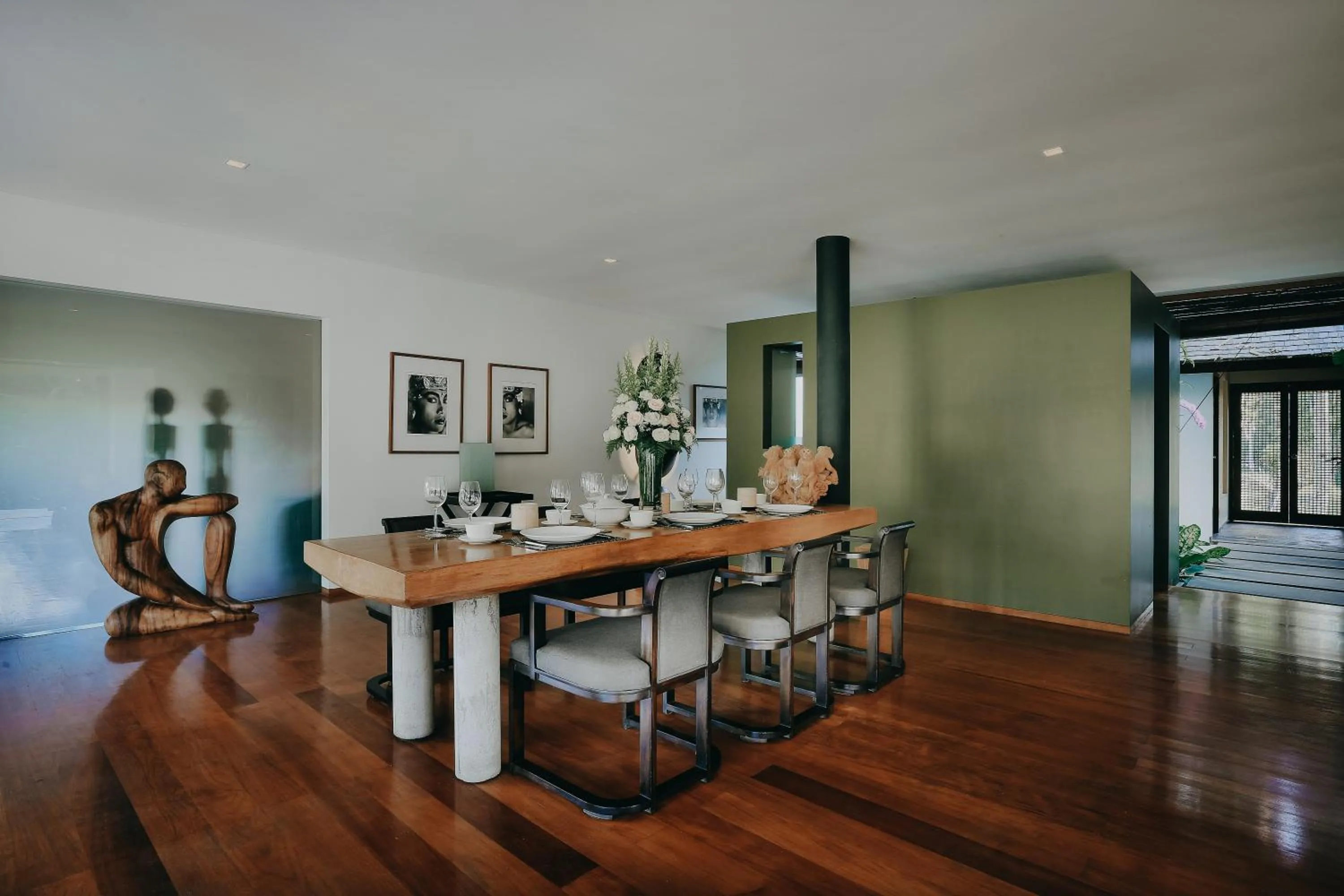 Dining area in Uma Giri Villas Ubud by GenuineHost