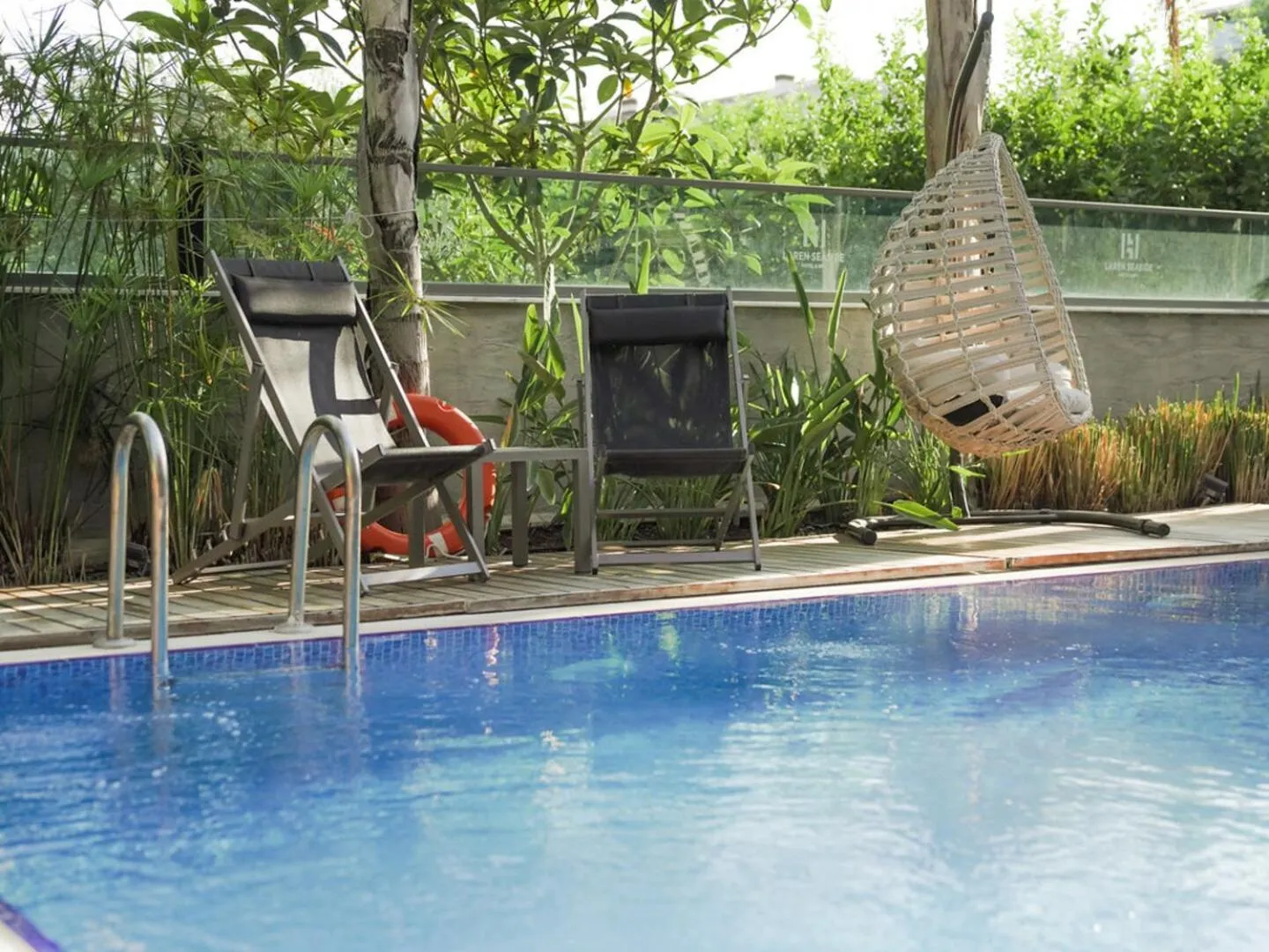 Swimming pool in Laren Sea Side Hotel Spa
