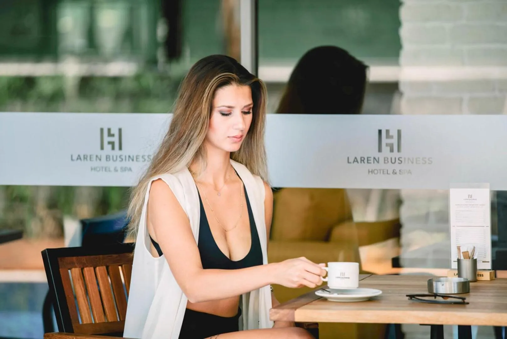 Patio in Laren Sea Side Hotel Spa