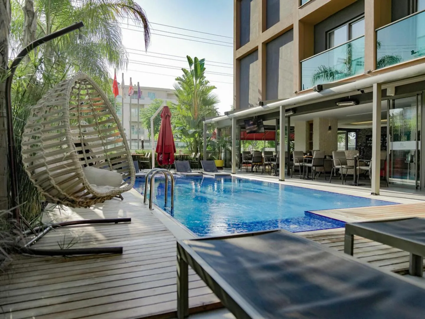 Swimming pool in Laren Sea Side Hotel Spa