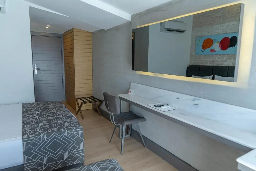 Bed in Laren Sea Side Hotel Spa