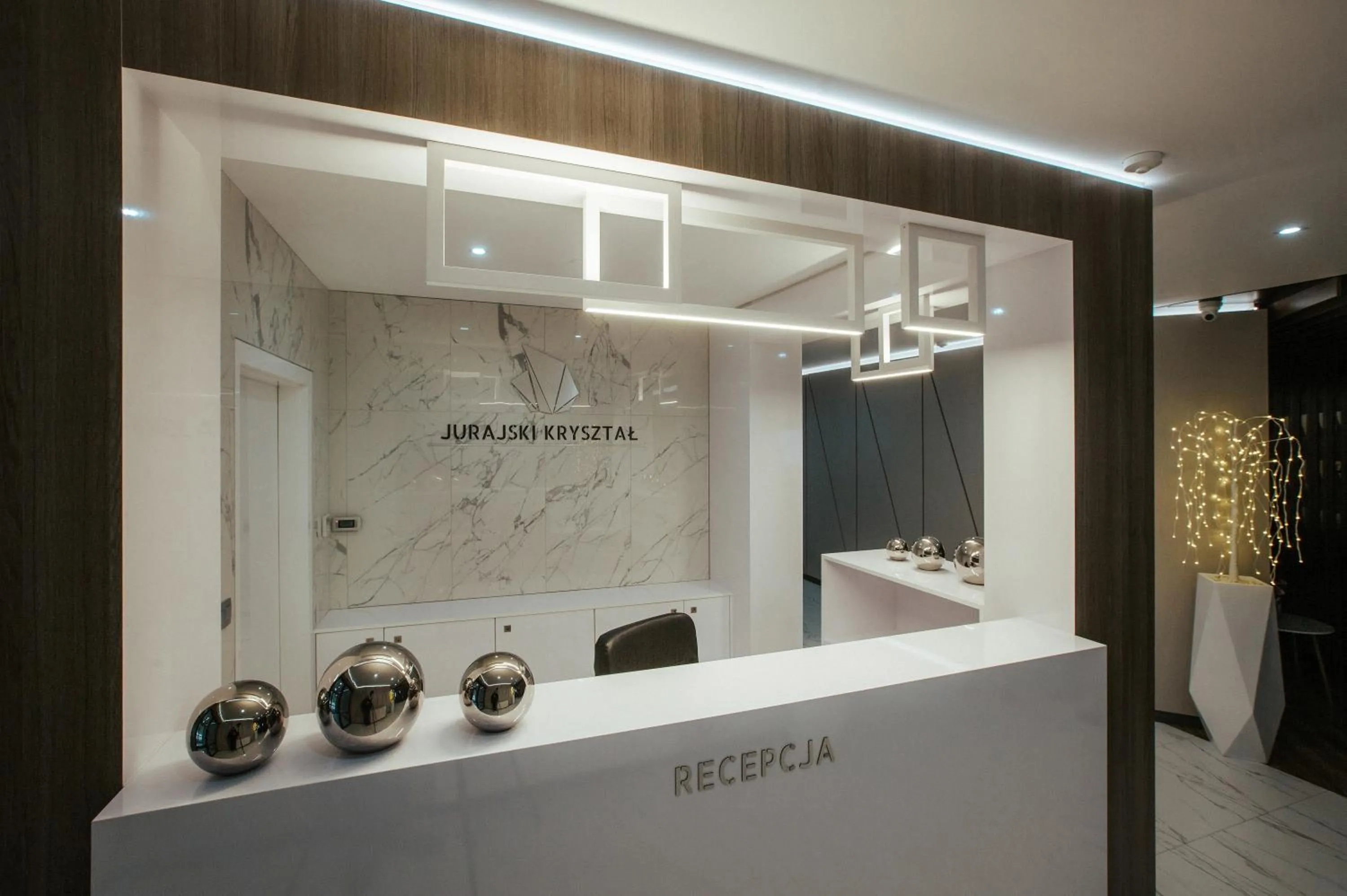 Lobby or reception in Jurajski Kryształ