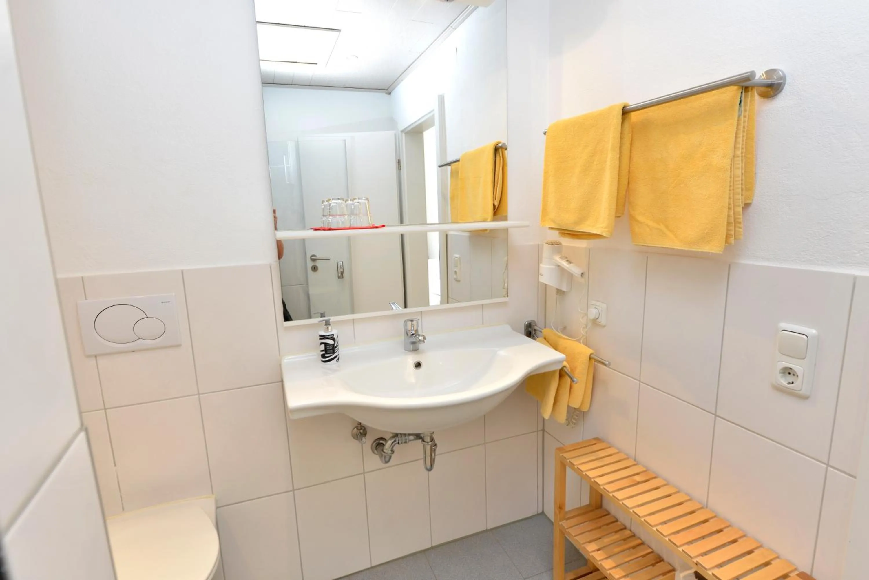 Bathroom in Hotel Garni Pension Gambrinus