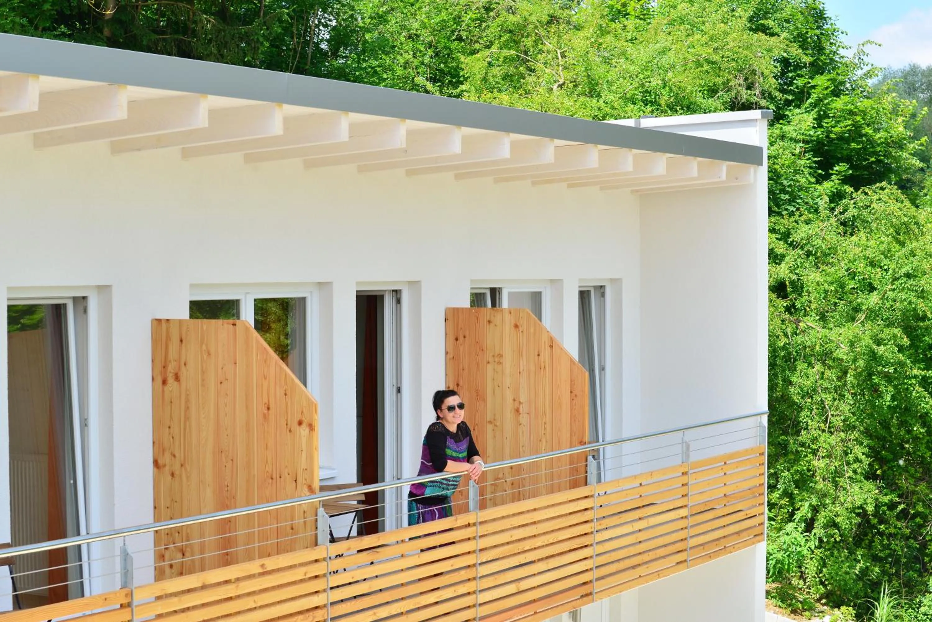 Balcony/Terrace in Hotel Garni Pension Gambrinus