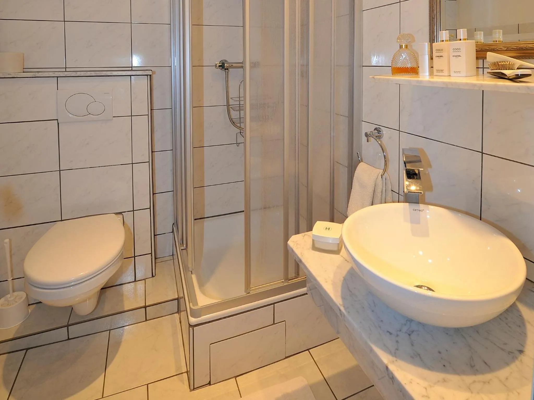 Bathroom in Hotel Garni Pension Gambrinus