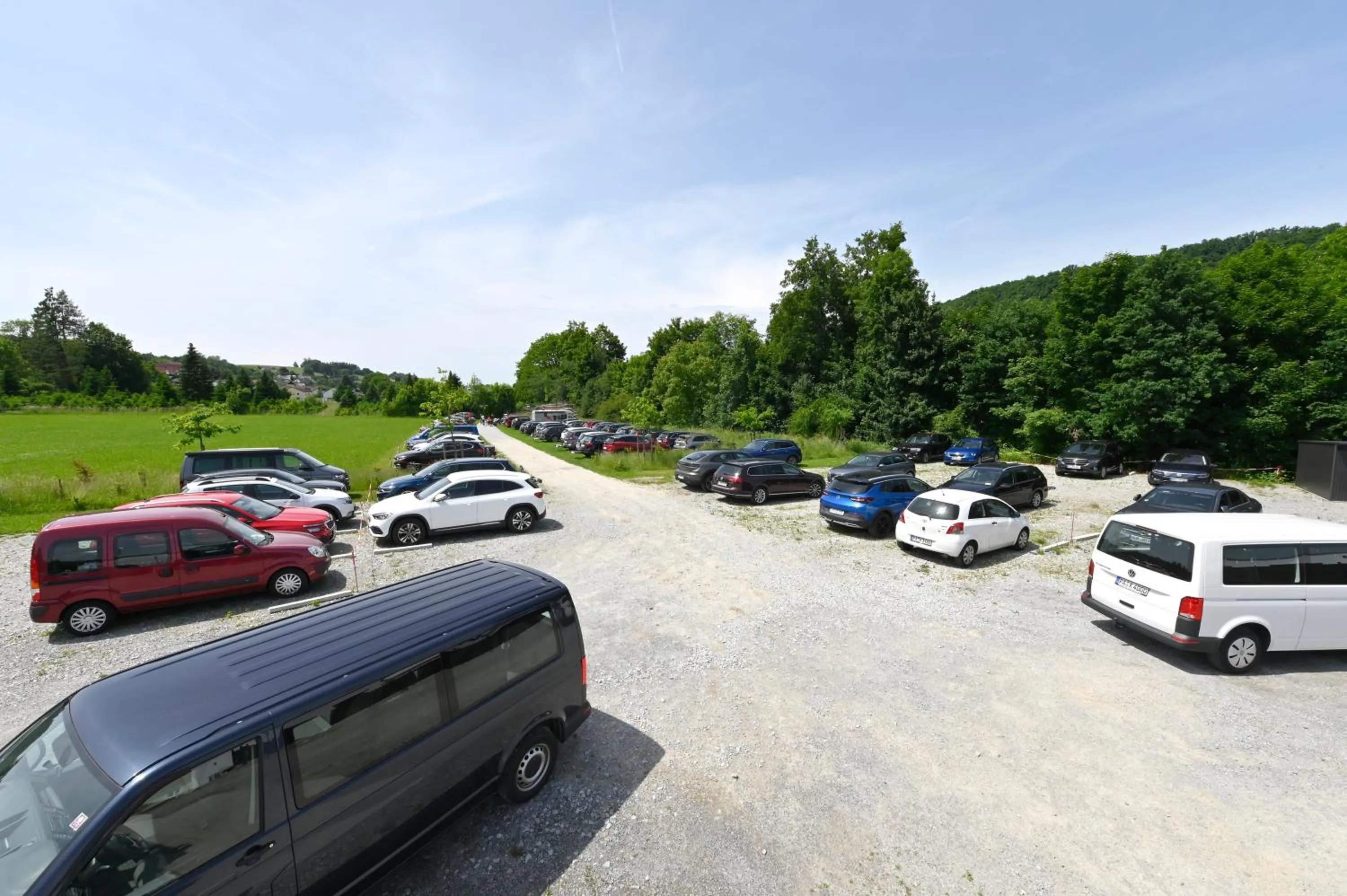 Parking in Hotel Garni Pension Gambrinus