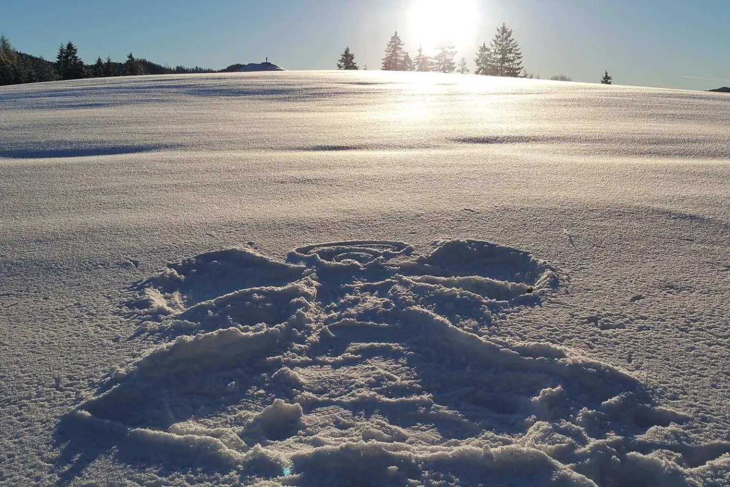 Sunset in Chalet Hinterbreiteneben